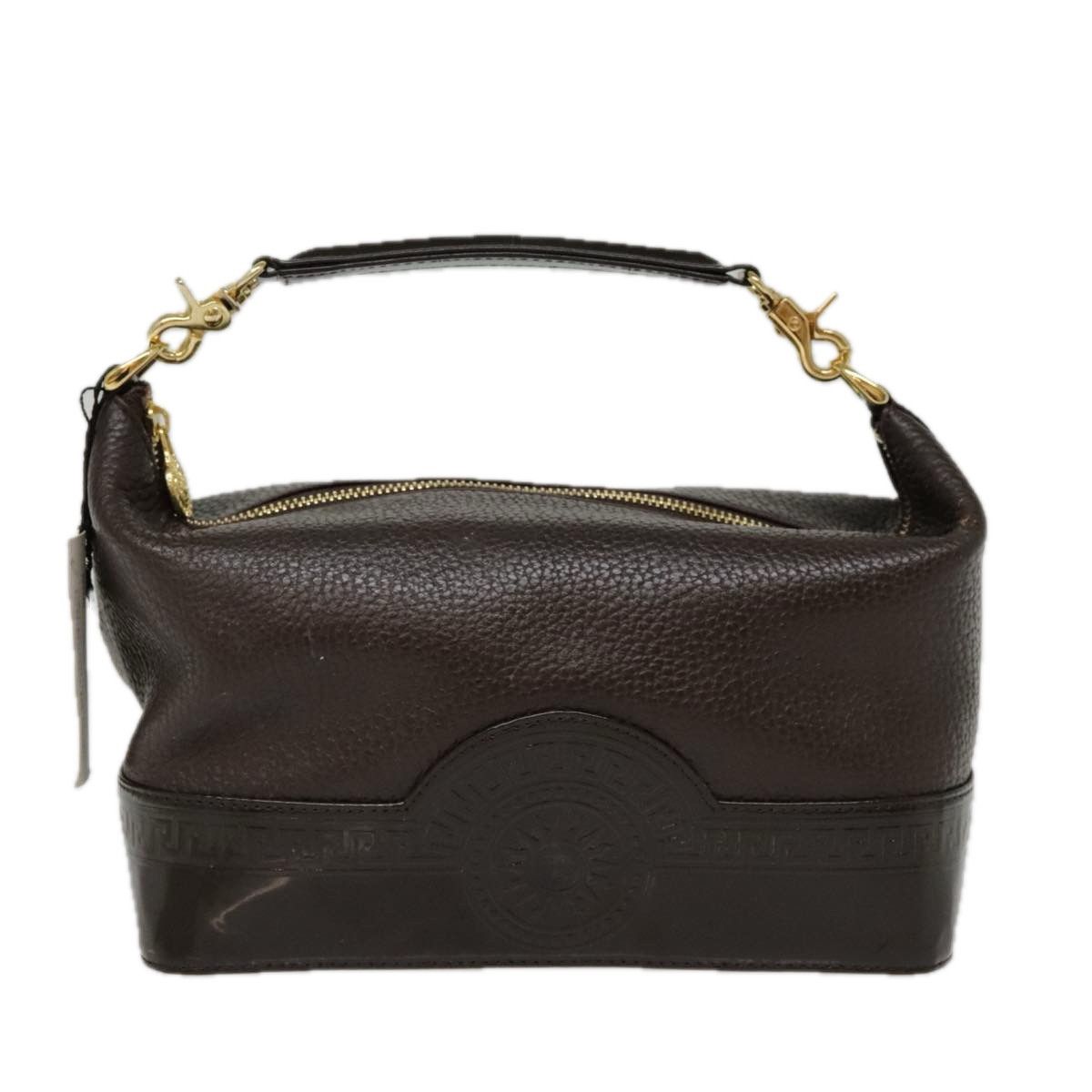 Versace Brown Leather Handbag (Pre-Owned) Size ONE SIZE - 1 Thumbnail