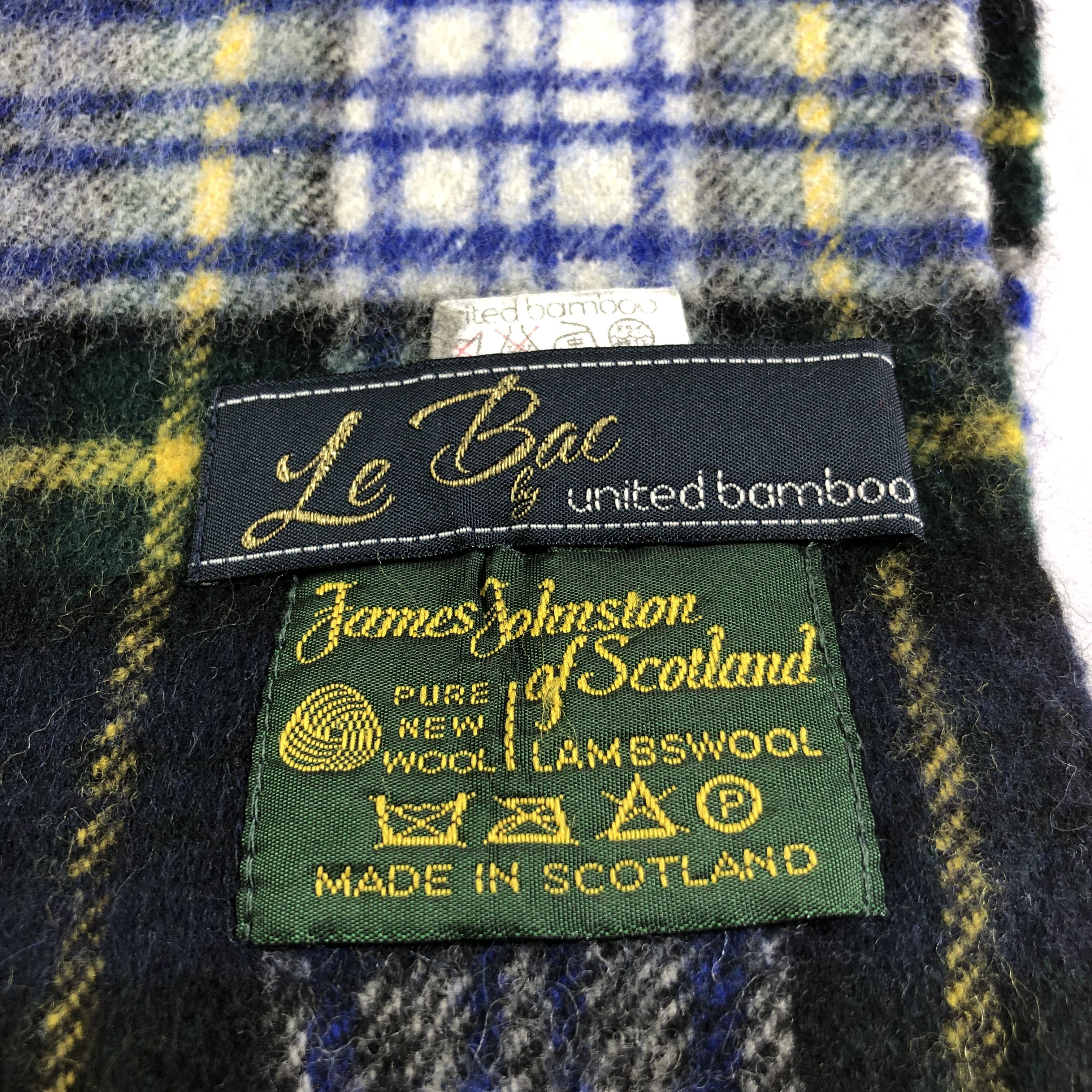 United Bamboo Le Bac By United Bamboo Wool Scarf Muffler Neckwear V2243 Size ONE SIZE - 4 Thumbnail