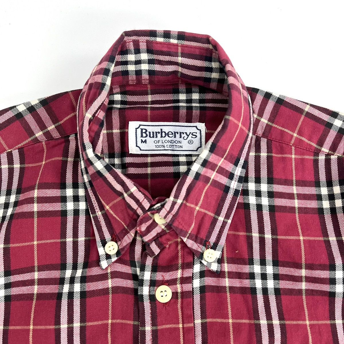 Burberry Vintage Burberrys Nova Check Plaid Patterned Button Up Shirt Size US M / EU 48-50 / 2 - 3 Thumbnail