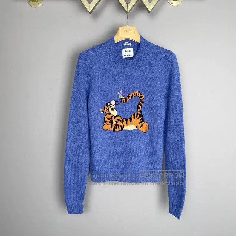 Miu Miu Miu Miu 36 Disney Co-branded Limited Edition Ladies Knitted Size S / US 4 / IT 40 - 1 Thumbnail