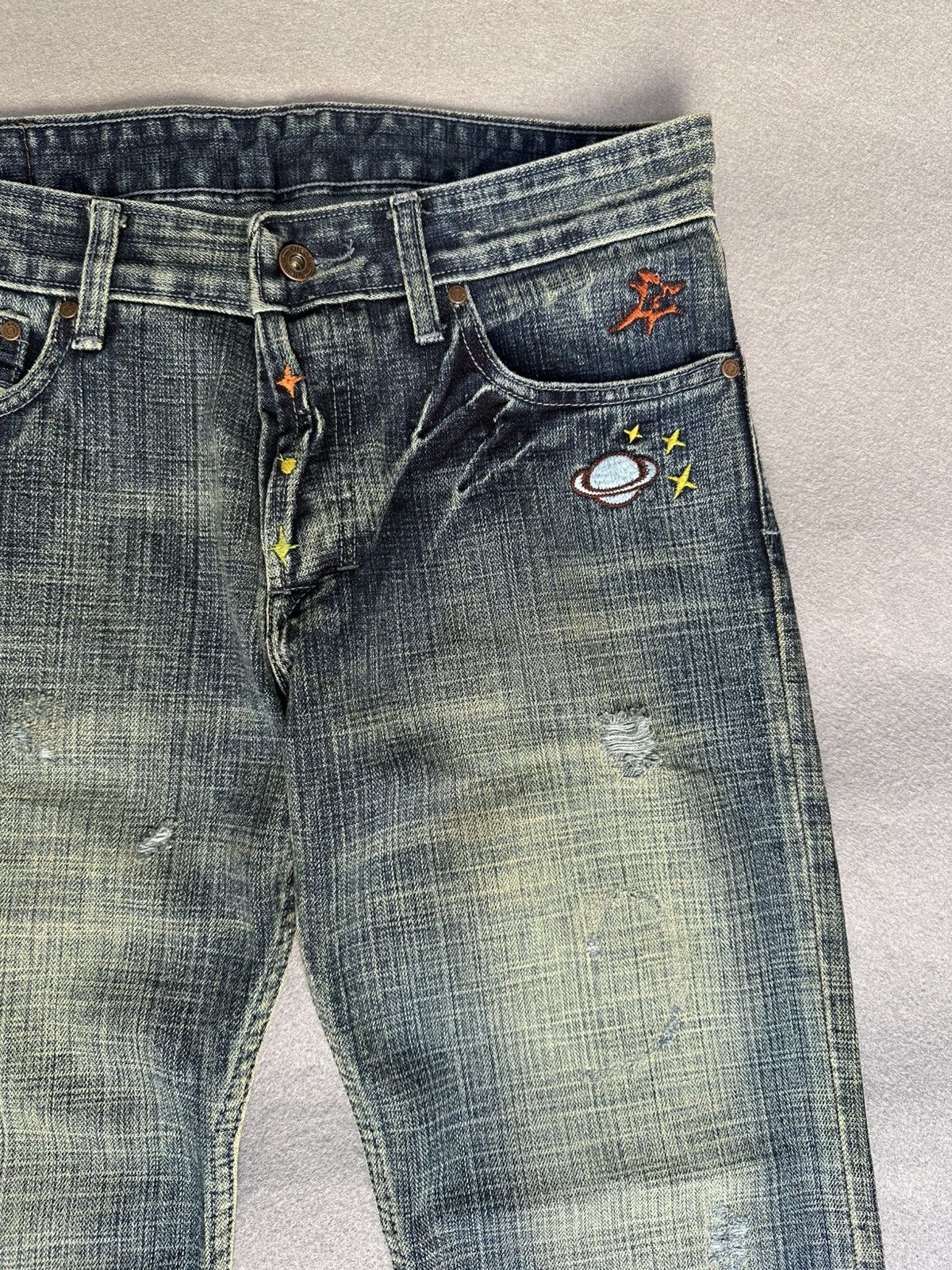 Diesel FLARE Diesel Space Research Center Astronomy Denim Size US 32 / EU 48 - 8 Thumbnail