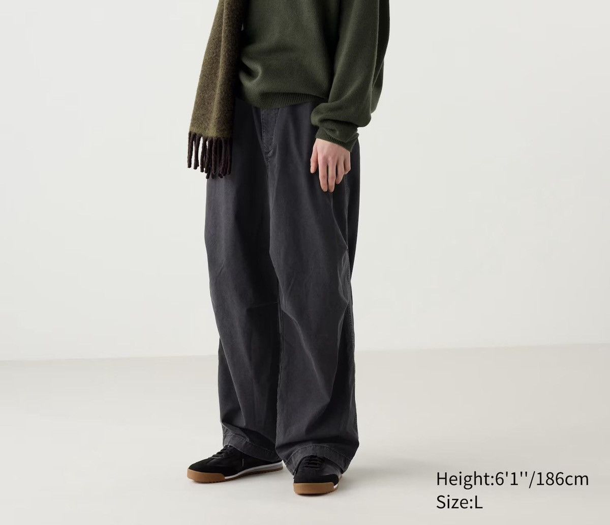Uniqlo C collection parachute pants