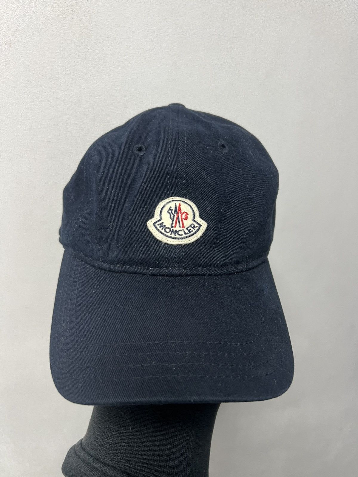 Moncler Men's Moncler Baseball Cap Hat Black Blue One Size Luxury Size ONE SIZE - 1 Thumbnail