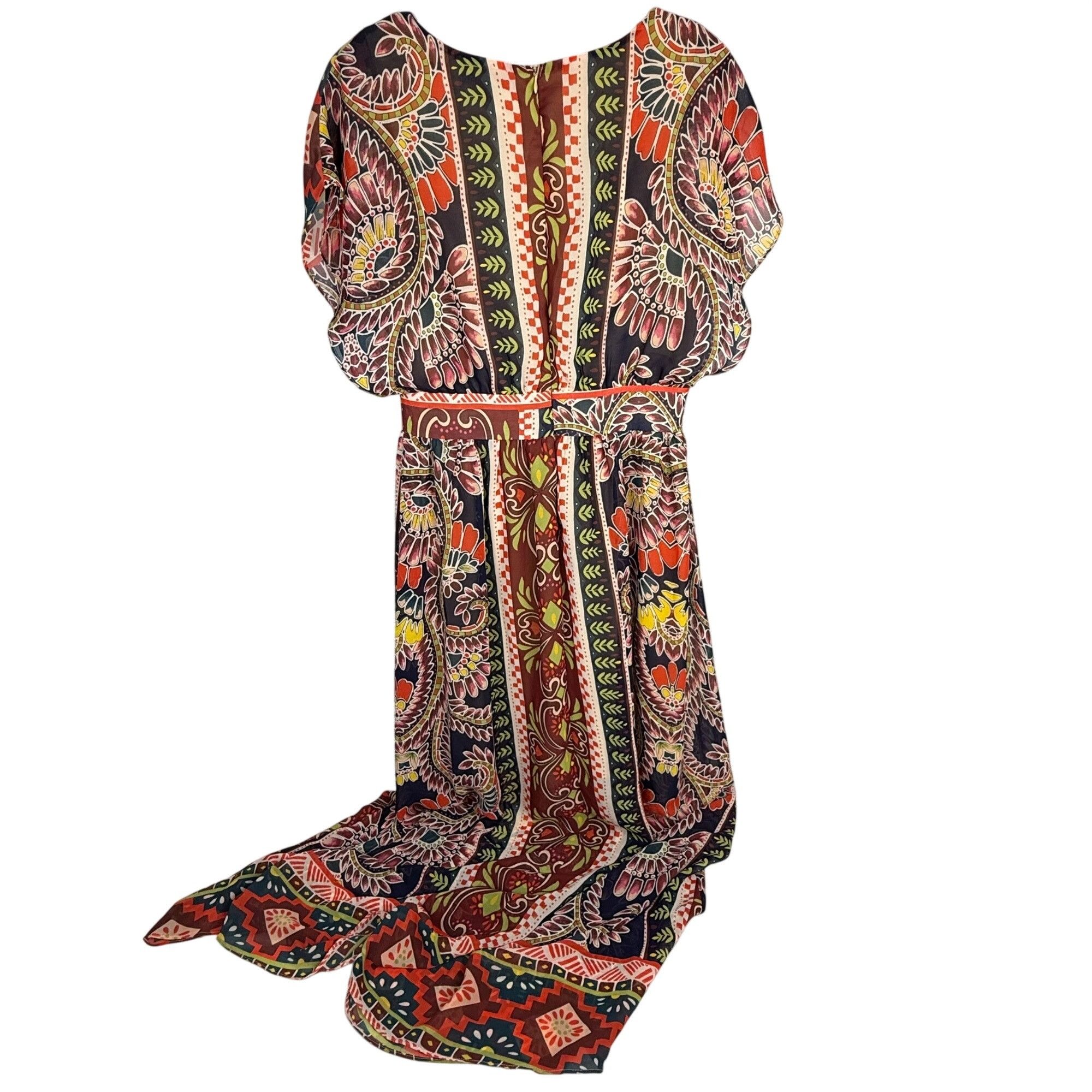 Other Harper Women's Multicolor Boho Paisley Flowy Party Maxi Dres Size S / US 4 / IT 40 - 4 Thumbnail