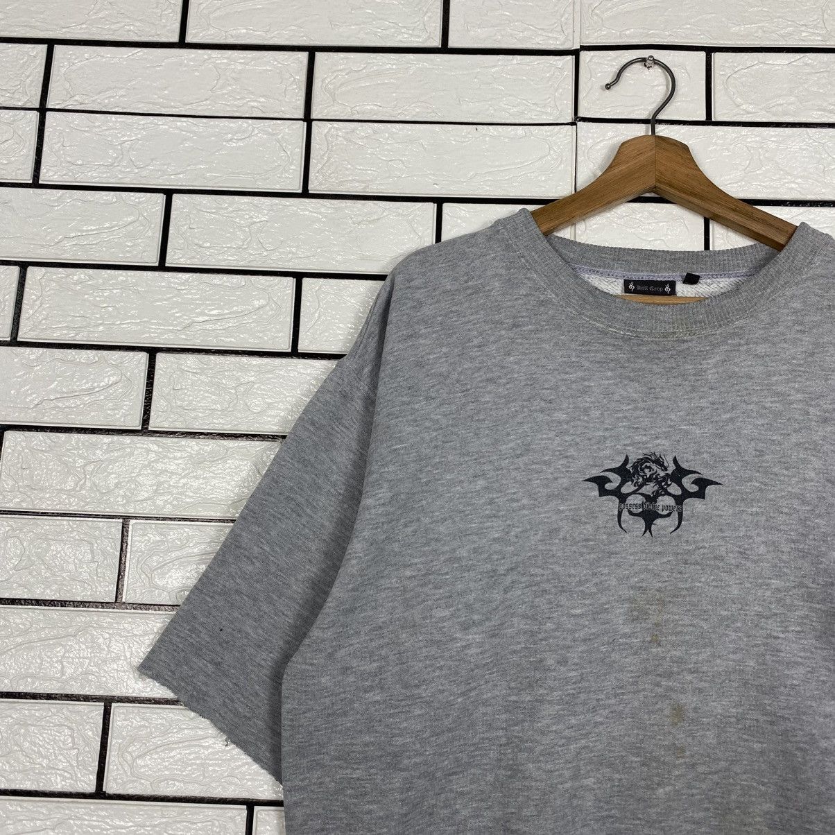 Japanese Brand Cropped Short Sleeve Sweatshirt Hill Crop Punk Design Size US M / EU 48-50 / 2 - 8 Thumbnail