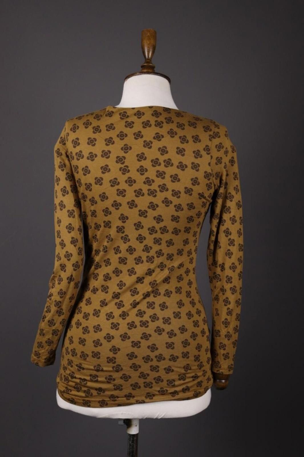 Designer Gudrun Sjoden Floral Long Sleeve Top Shirt Size S Size S / US 4 / IT 40 - 5 Thumbnail