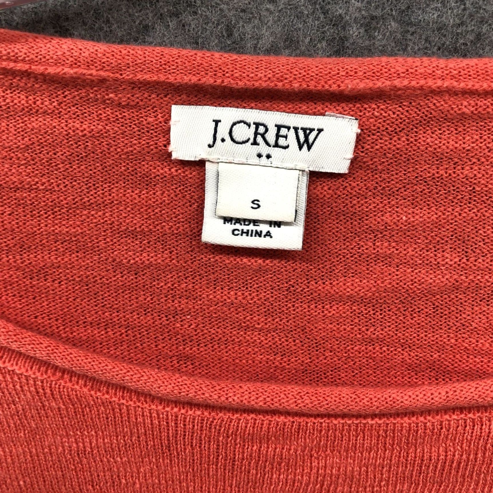 J.Crew J.CREW Lightweight Sweater Coral S Tie Front Knit Top Wide Sleeve Womens S Pullover Knit Beach Casual Round Neck 3/4 Sleeve Cotton Blend Size S / US 4 / IT 40 - 6 Thumbnail