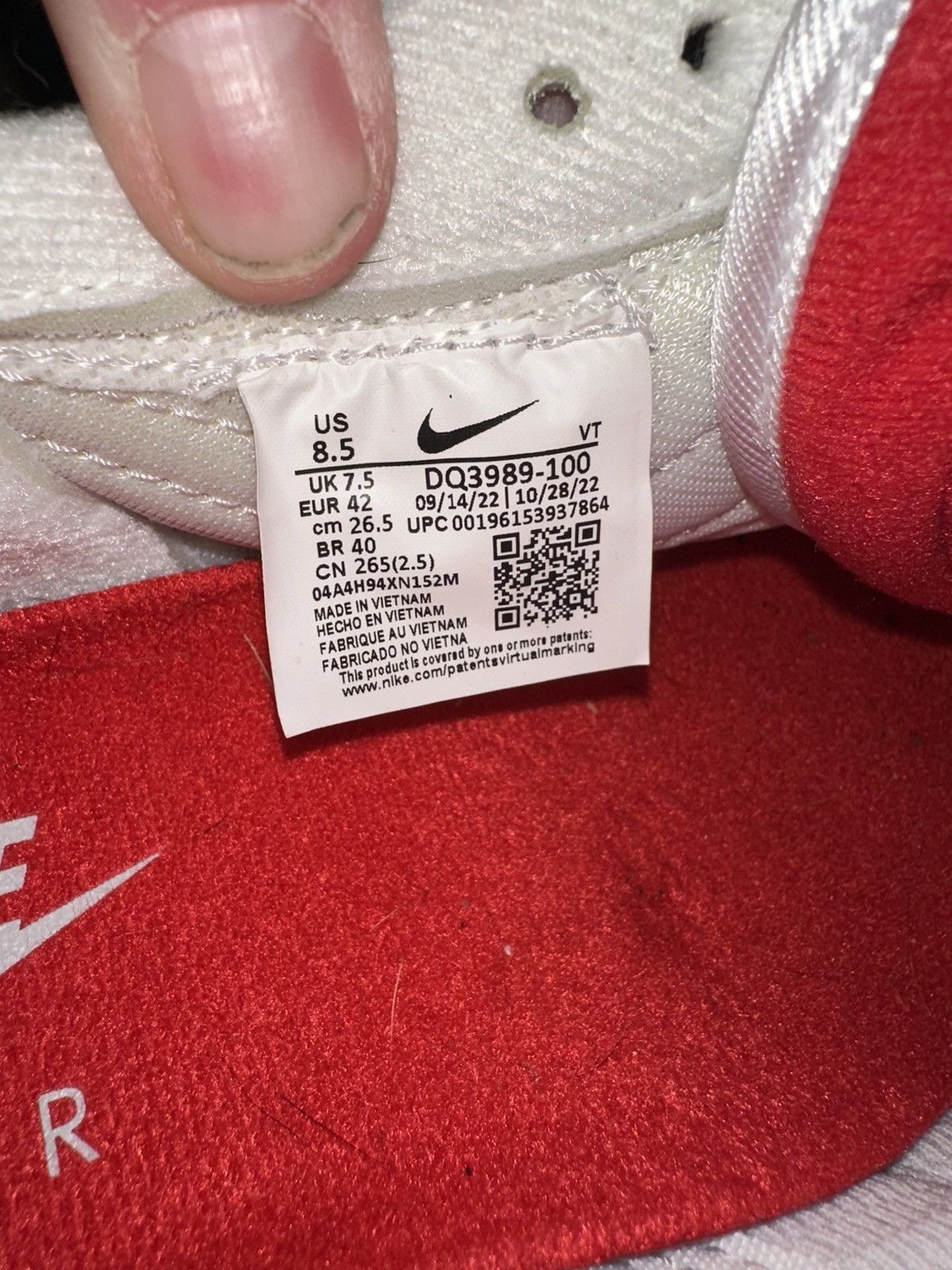 Nike Nike Air Max 1 ‘86 OG “Big Bubble Sports Red” Size US 8.5 / EU 41-42 - 7 Thumbnail
