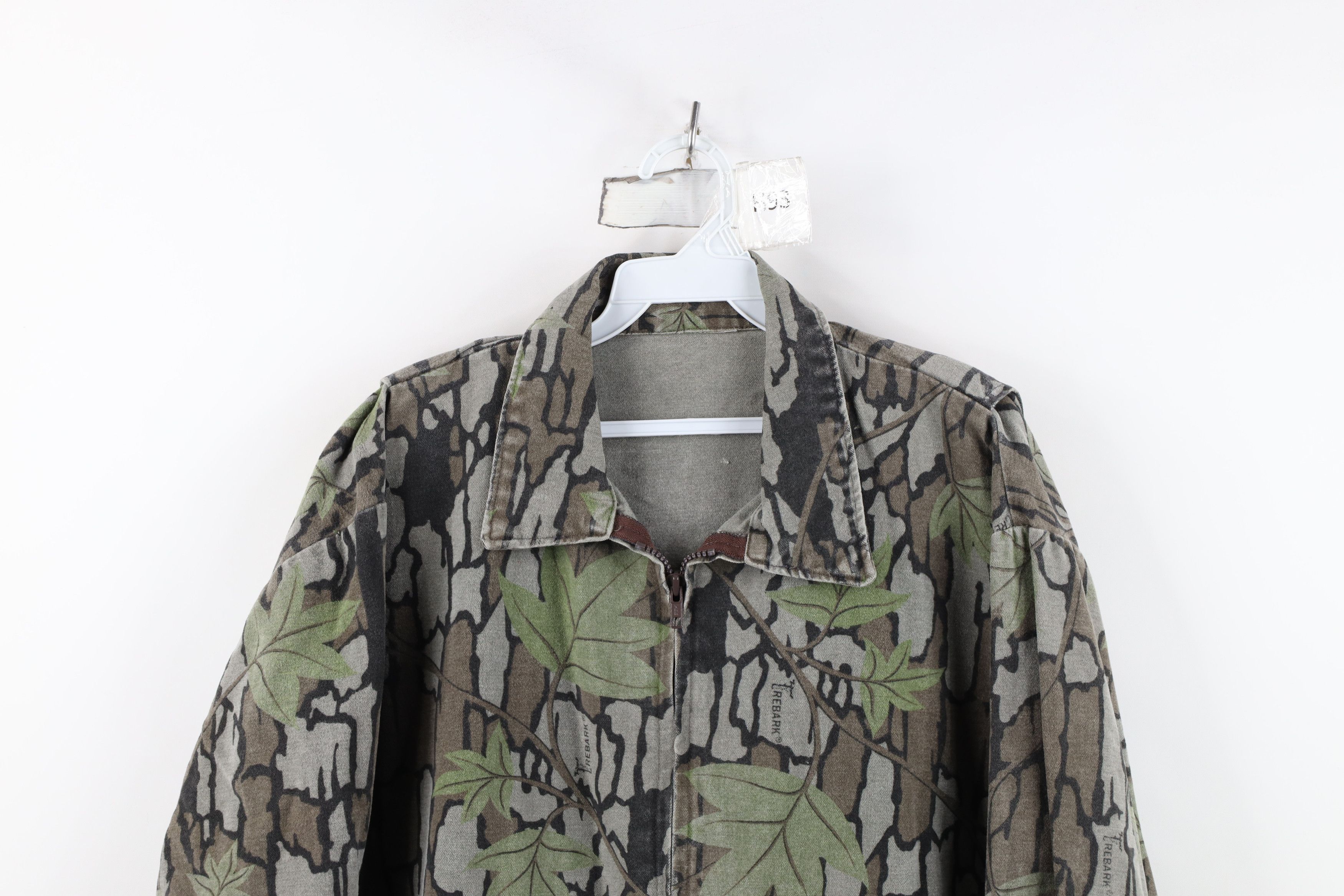 Vintage Vintage 80s 90s Streetwear Camouflage Chamois Jacket USA Size US L / EU 52-54 / 3 - 2 Thumbnail