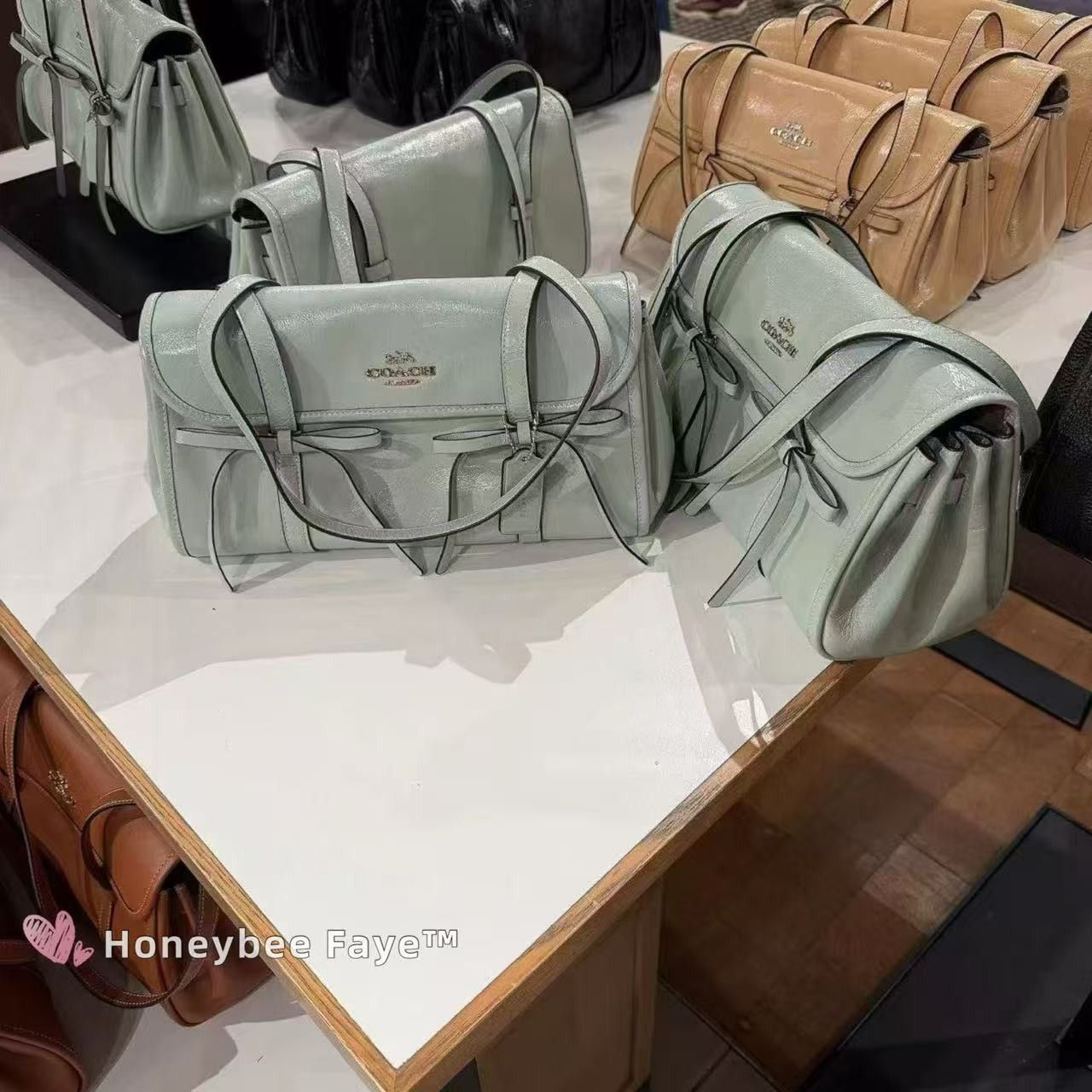 Coach Bridget Flap Shoulder Bag With Bows CDY94 Size ONE SIZE - 5 Thumbnail