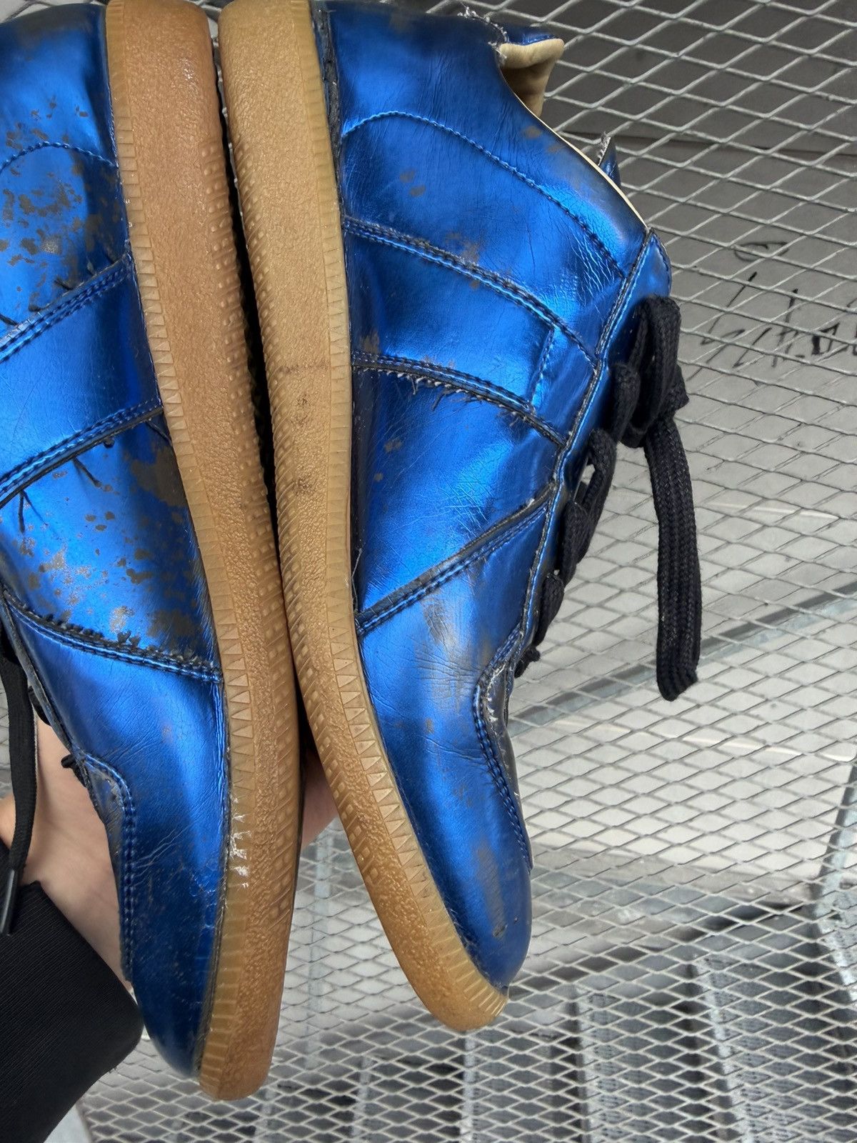 Maison Margiela Maison Margiela GAT Metallic Replica Sneakers Size US 10 / EU 43 - 6 Thumbnail