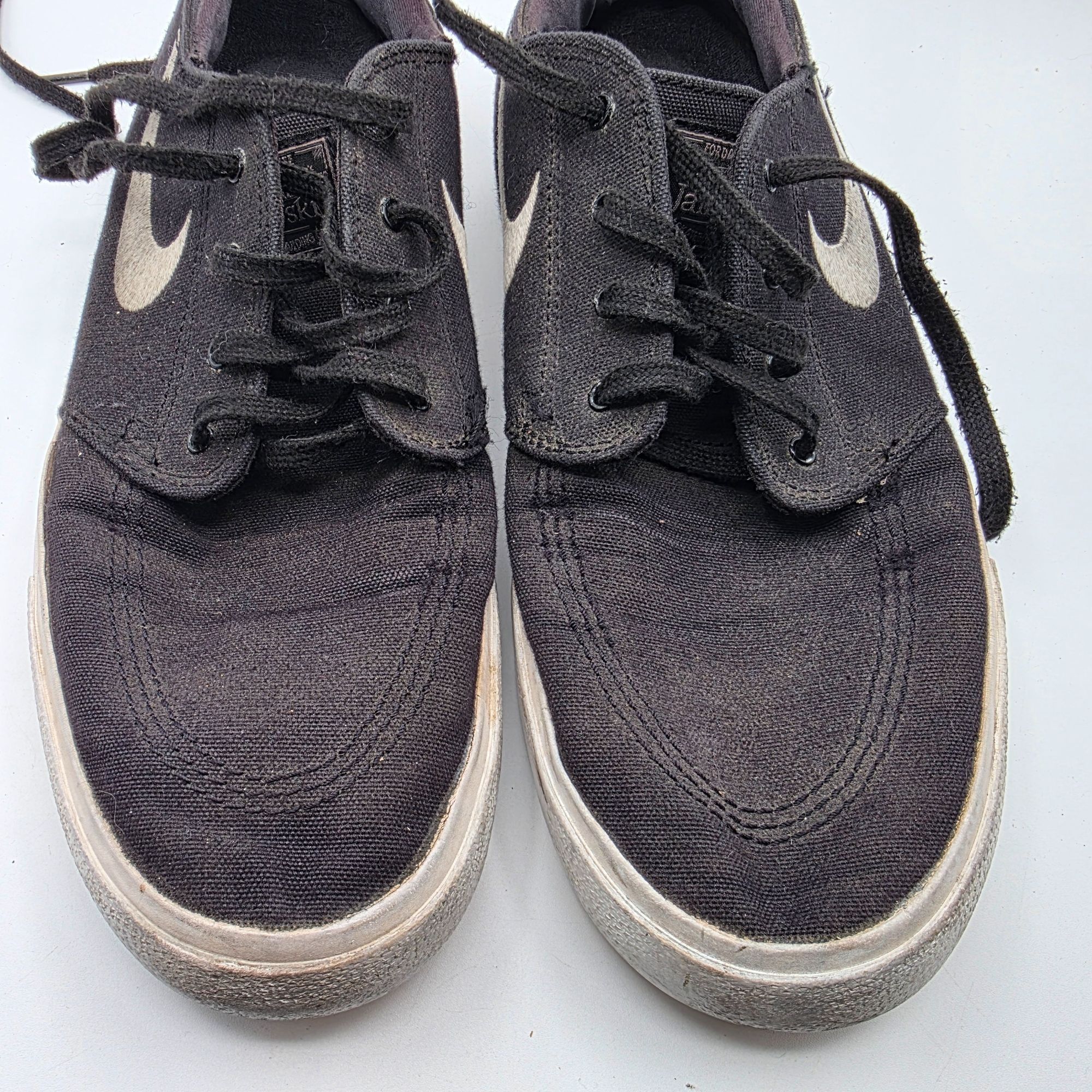 Nike Nike SB Stefan Janoski Mens Size 10 Black Canvas Skateboard Size US 10 / EU 43 - 10 Thumbnail