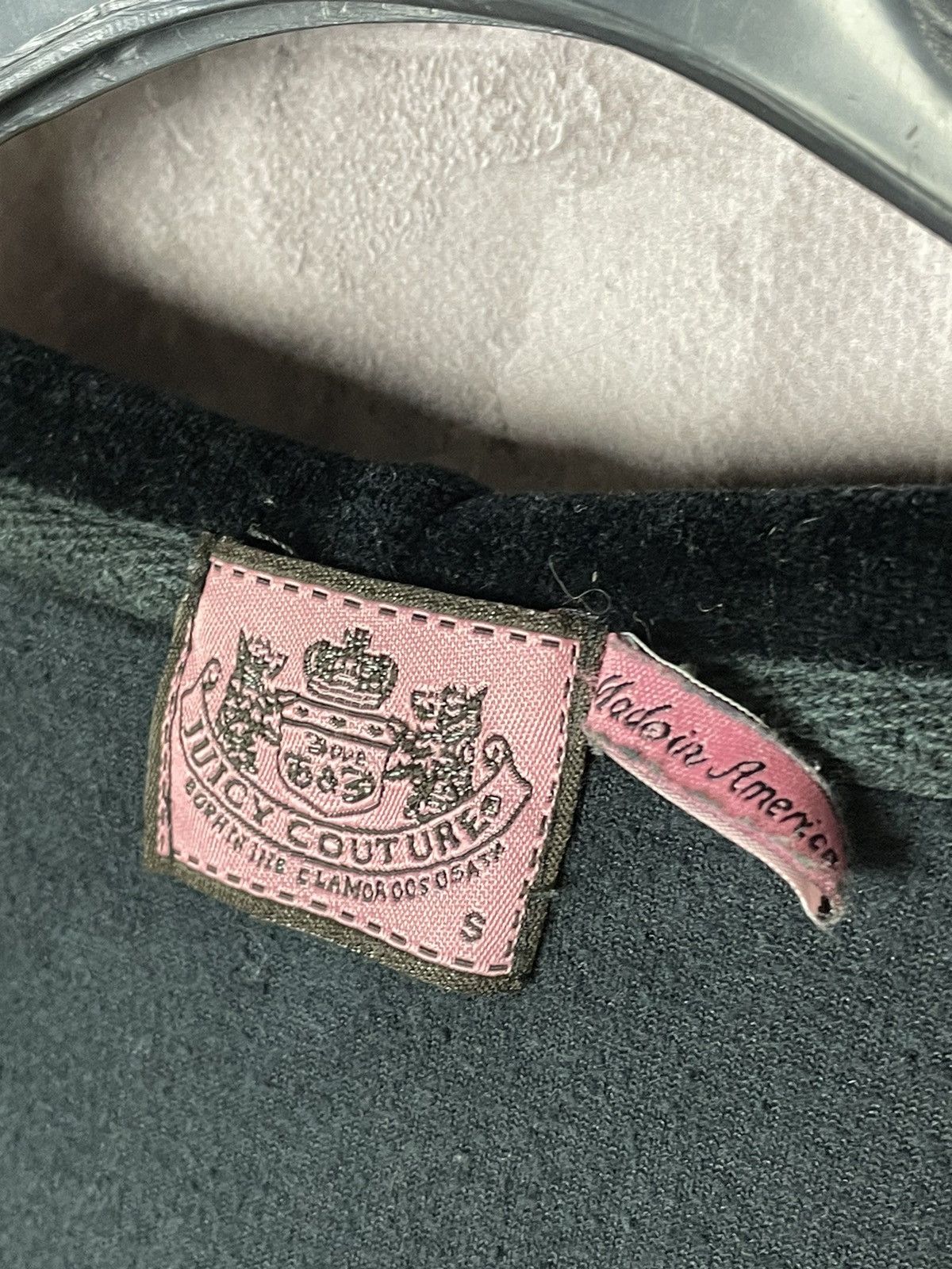 Juicy Couture × Vintage Juicy Couture vintage velvet zip-up hoodie Size M / US 6-8 / IT 42-44 - 6 Thumbnail