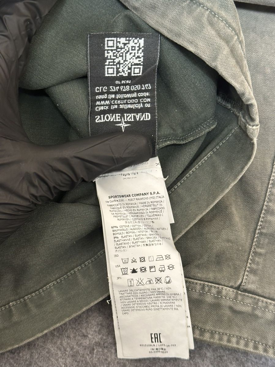 Stone Island Stone Island 109LN Tinto Old hooded overshirt. Size US S / EU 44-46 / 1 - 19 Thumbnail