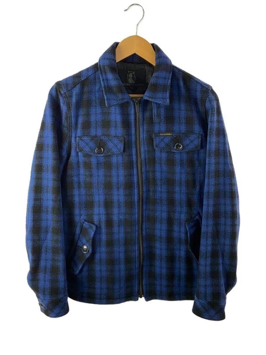 Plaid Wool Blouson Jacket