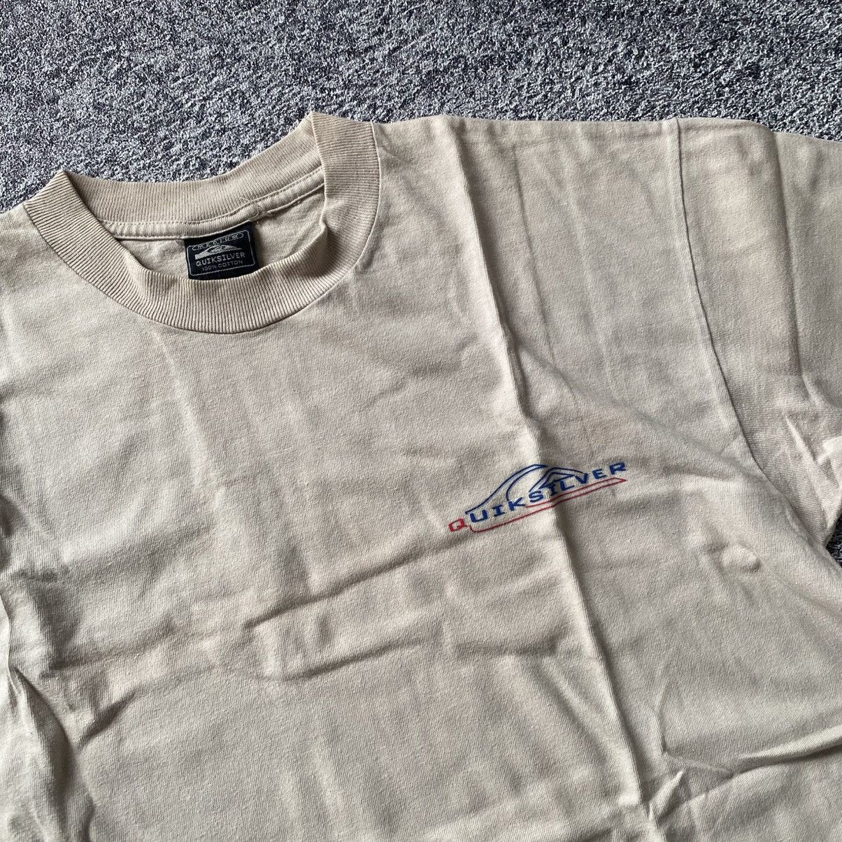 Quicksilver × Quiksilver 💥SOLD💥Vintage Quiksilver Logo Tshirt Size US M / EU 48-50 / 2 - 3 Thumbnail