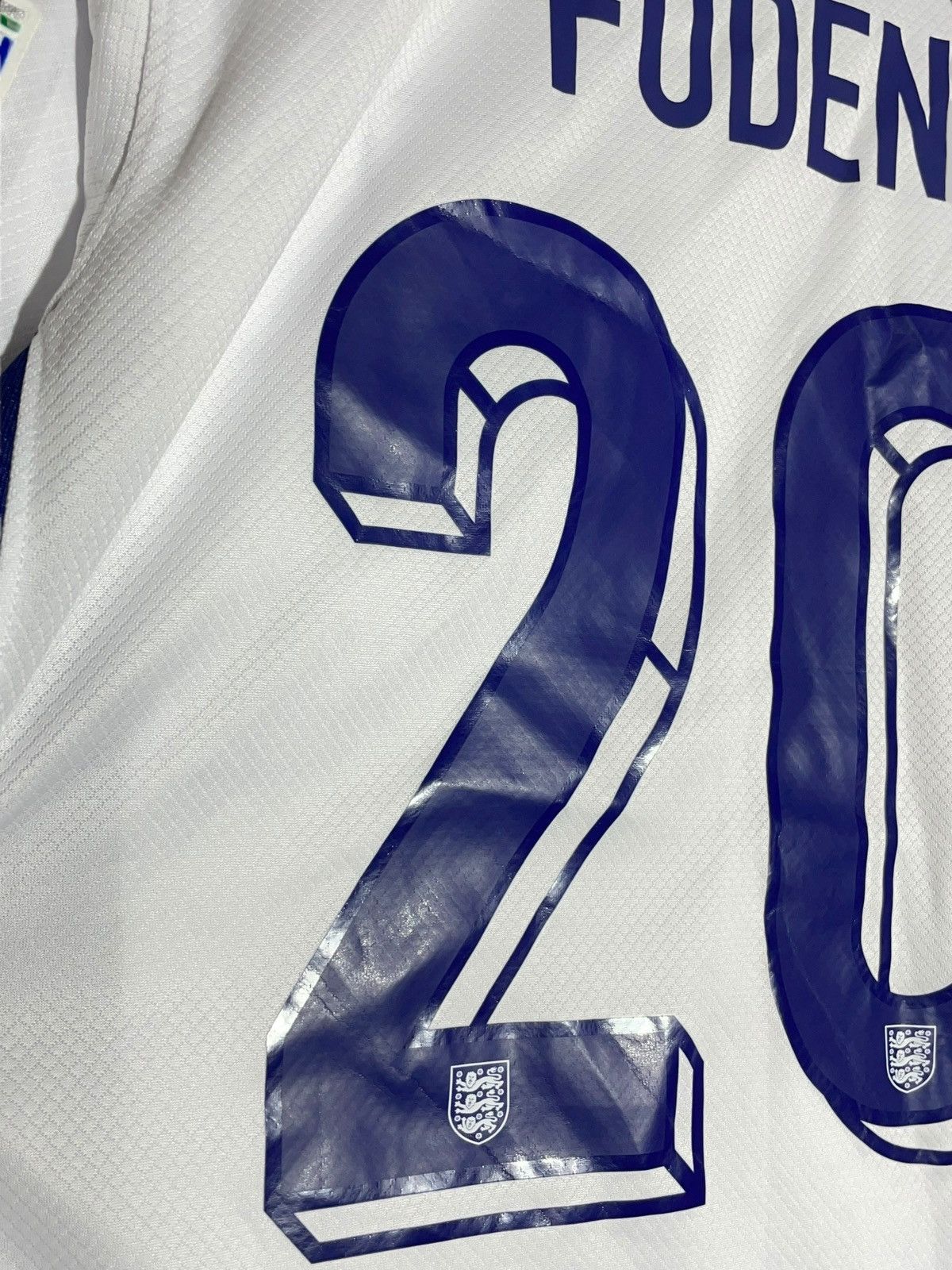 Nike #20 Foden England Nike 2024 Home Football Soccer Jersey Size US S / EU 44-46 / 1 - 12 Thumbnail