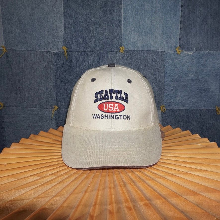 Vintage OSFA - Vintage Y2K Seattle Washington embroider souvenir hat Size ONE SIZE - 1 Thumbnail