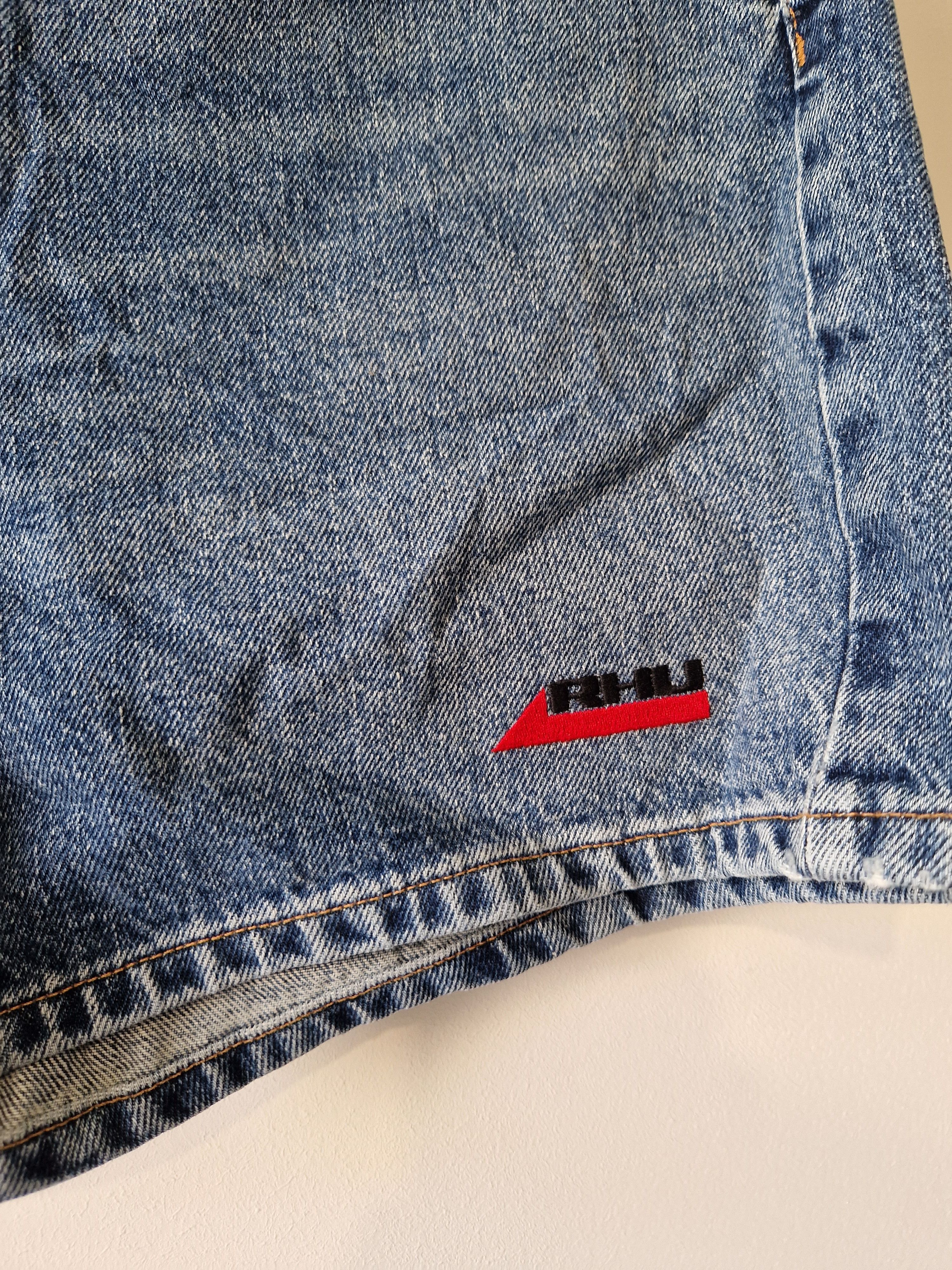 Rhude × Zara Dark Denim Shorts Rhude x Zara Rhuigi Size US 36 / EU 52 - 2 Thumbnail