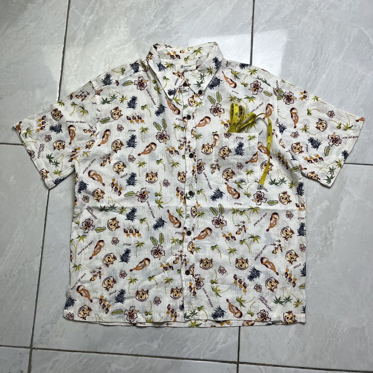 Sun Surf aloha hawaiian pattern shirt pleated by piko button shirt Size US XL / EU 56 / 4 - 1 Thumbnail
