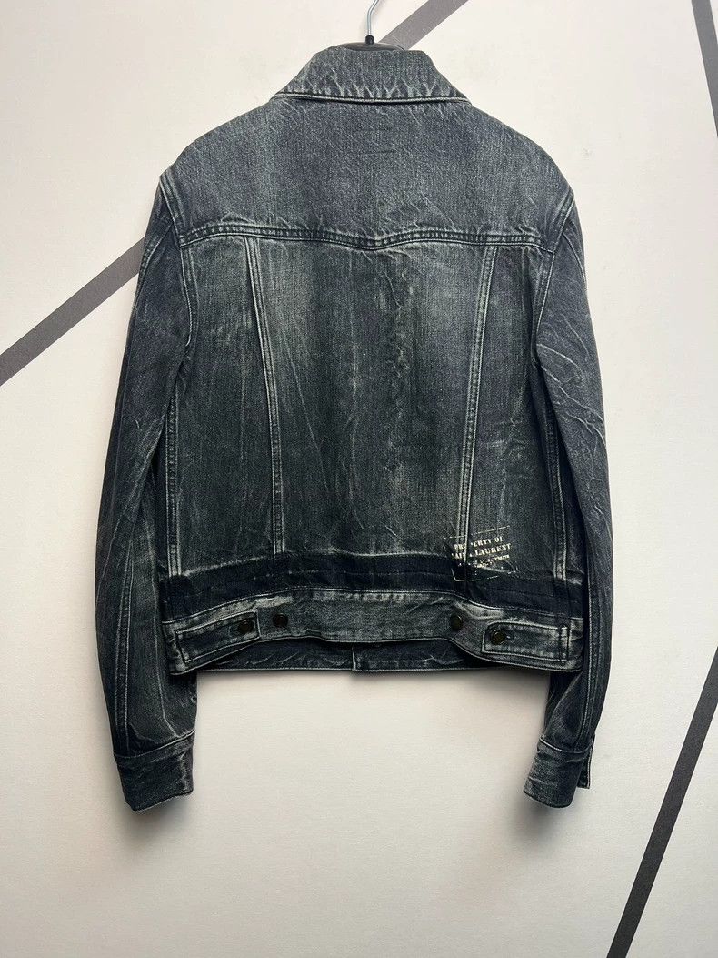 Yves Saint Laurent Saint laurent 18 Spring/Summer Smoky Black Water Ripple Was Size US M / EU 48-50 / 2 - 2 Thumbnail