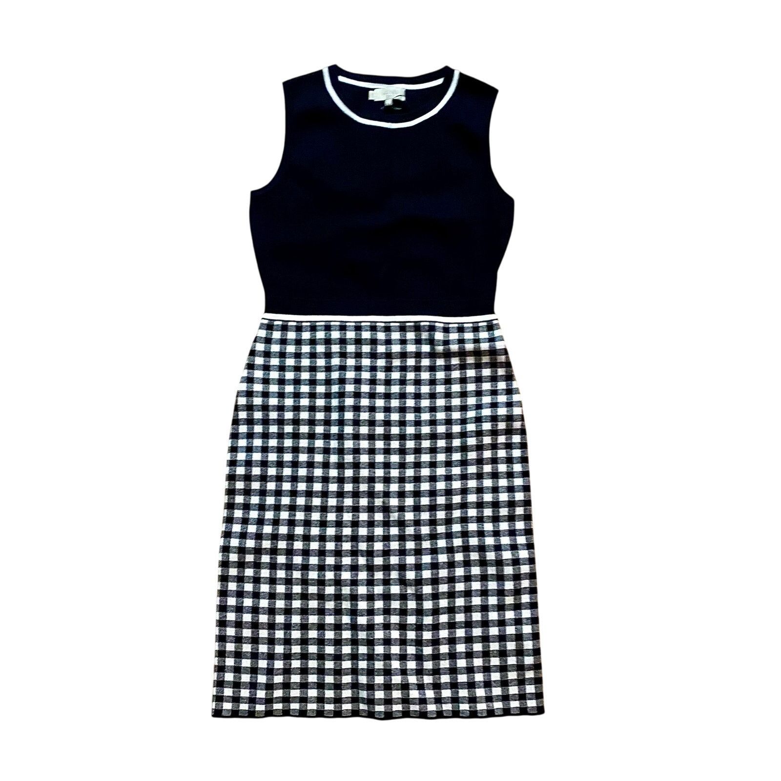 Hobbs London Hobbs London Saffi Knitted Dress Navy Ivory Womens 6 Size M / US 6-8 / IT 42-44 - 1 Thumbnail
