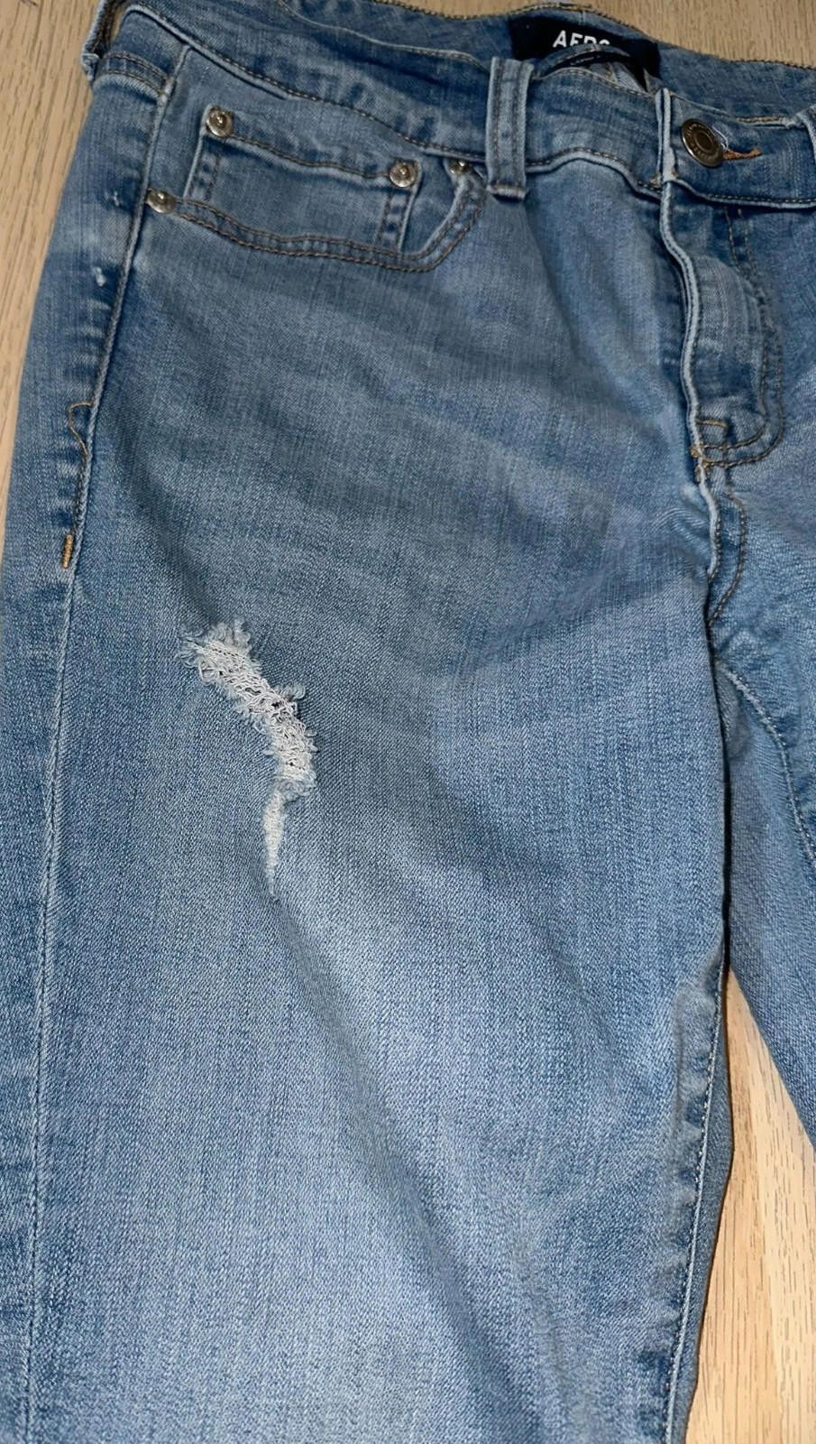United Arrows Y2K Aéropostale Jeans – Low Rise, Size 10 Short Size 32" / US 10 / IT 46 - 3 Thumbnail