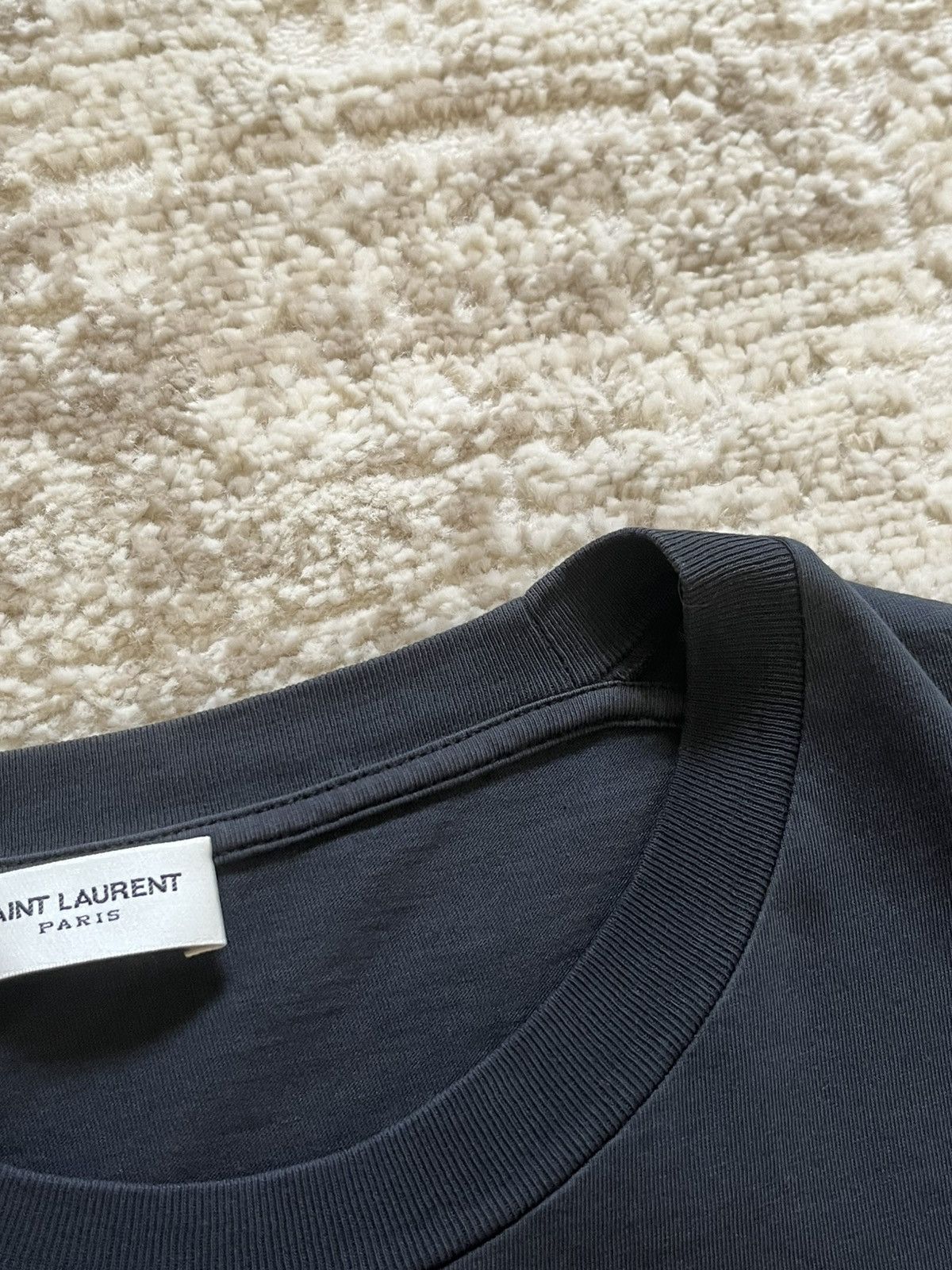Saint Laurent Paris Saint Laurent Blood Luster Tee Size US S / EU 44-46 / 1 - 8 Thumbnail