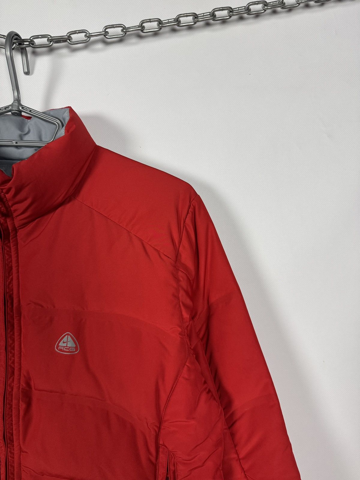 Nike ACG Nike ACG Down Jacket Full Zip Red Outdoor Hiking Size S Size S / US 4 / IT 40 - 2 Thumbnail