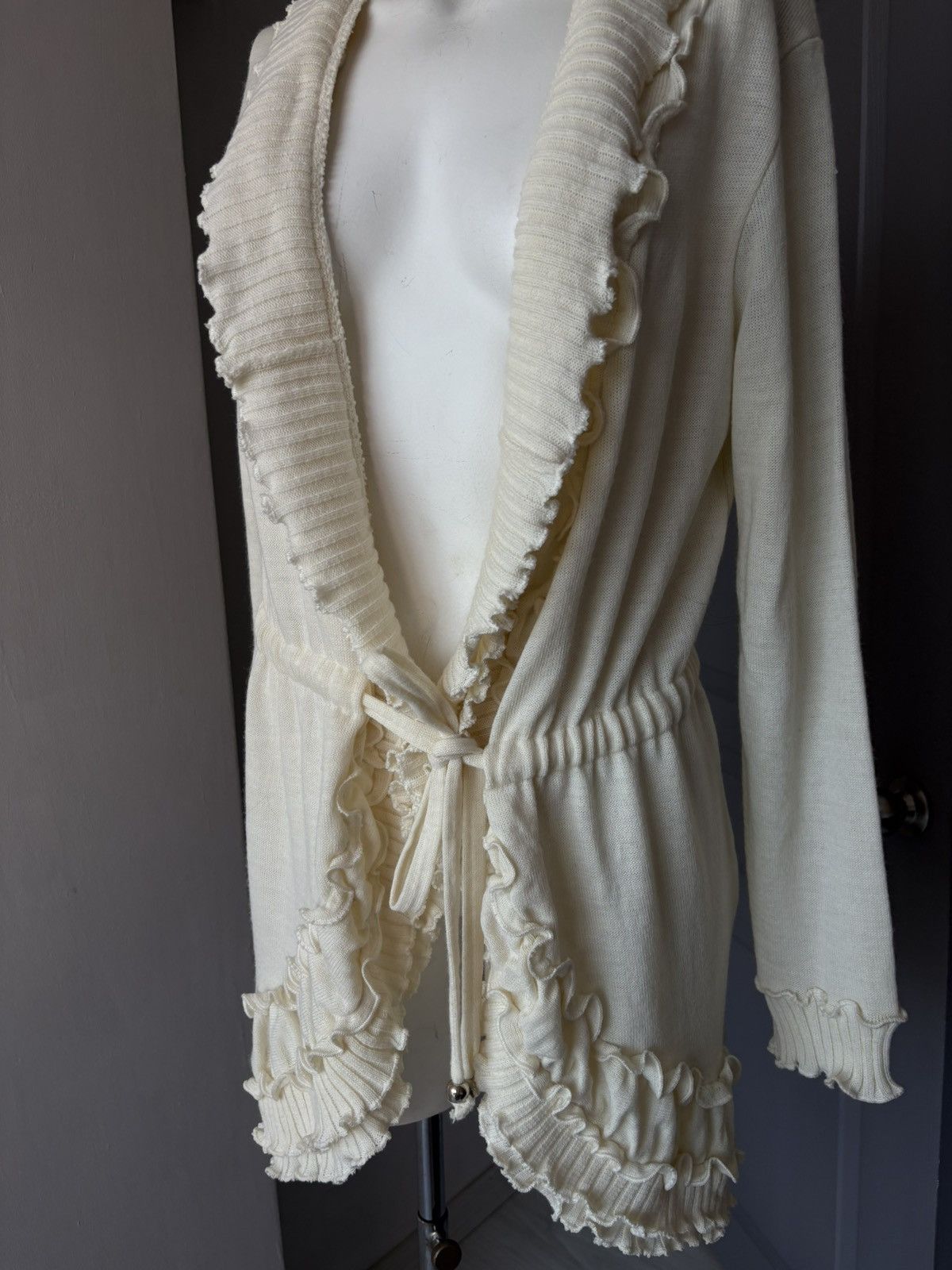 Vintage Wool cardigan Size M / US 6-8 / IT 42-44 - 4 Thumbnail