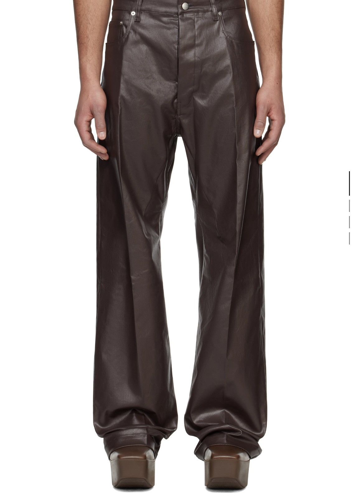 Rick Owens Rick Owen Brown Jeans Size US 30 / EU 46 - 1 Thumbnail