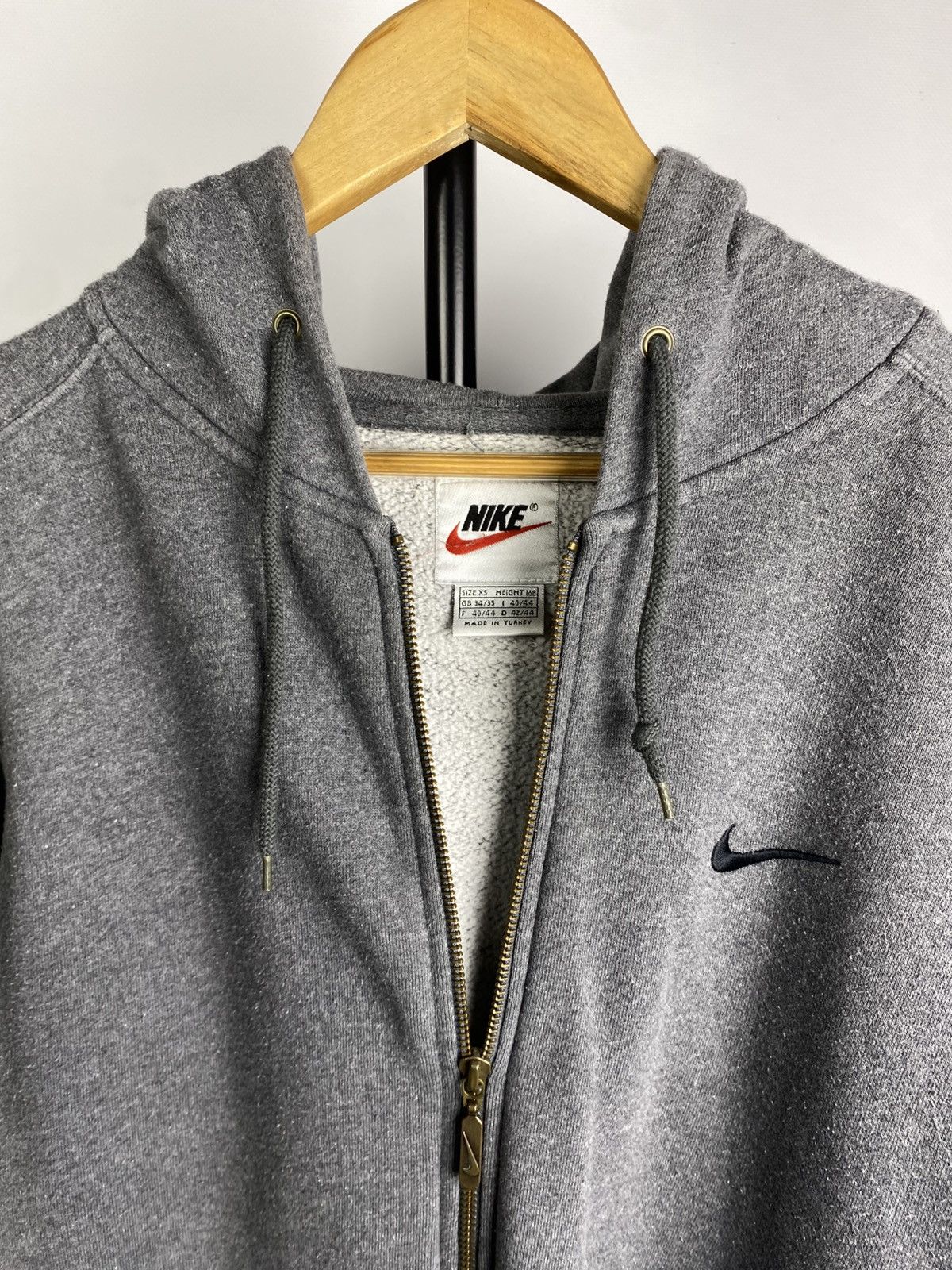 Nike × Nike ACG × Vintage Vintage Nike 90s Shox Zip-Up Hoodie BIg Logo Size US M / EU 48-50 / 2 - 5 Thumbnail