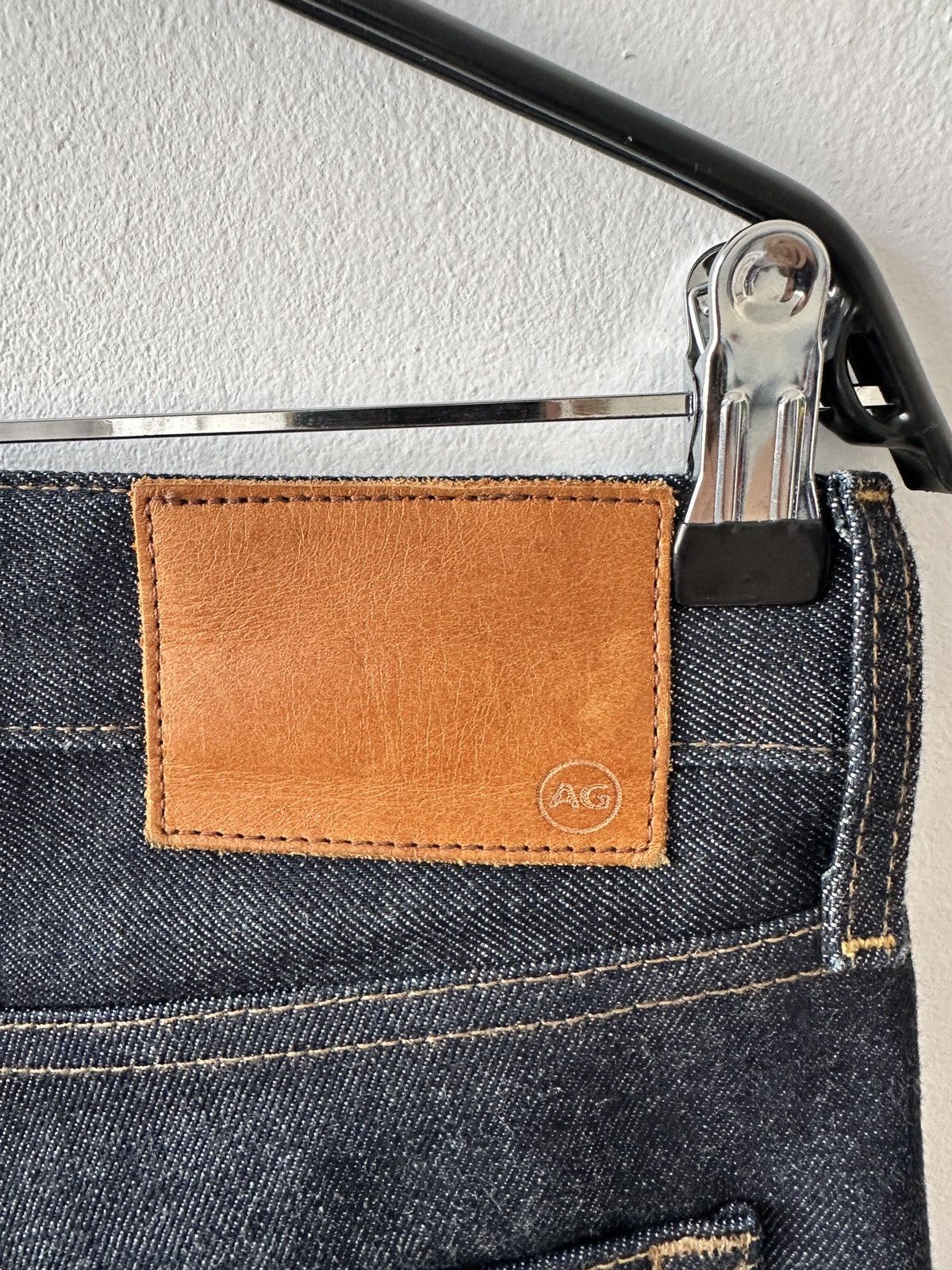 AG Adriano Goldschmied AG Dylan Slim Skinny Jeans 30x34 Dark Wash Indigo Selvedge Size US 30 / EU 46 - 16 Thumbnail