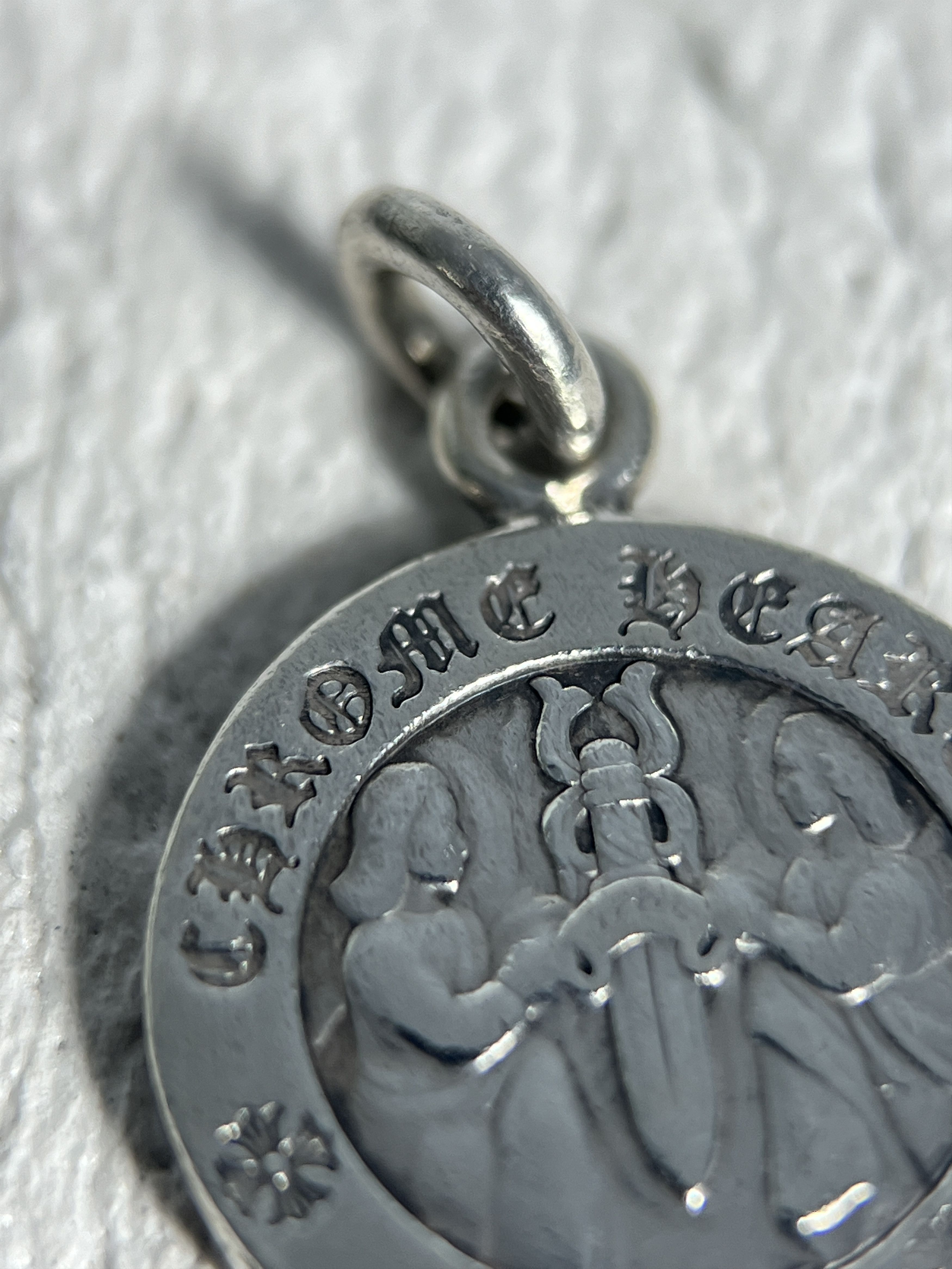 Chrome Hearts Chrome Hearts Dagger Medallion Pendant Charm Silver Size ONE SIZE - 5 Thumbnail