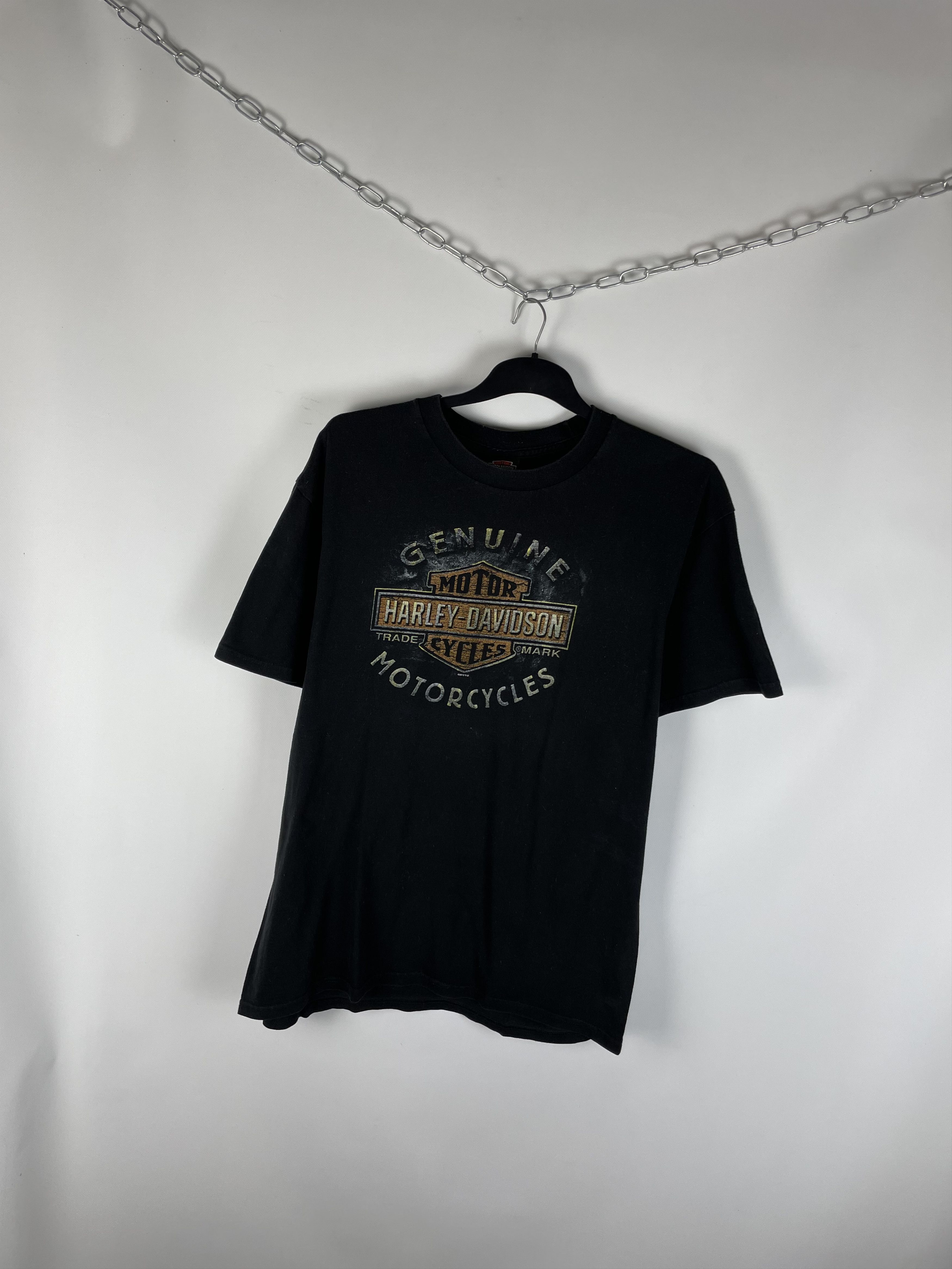 Harley Davidson Vintage HARLEY DAVIDSON Tee Graphic T Shirt Size US XL / EU 56 / 4 - 2 Thumbnail
