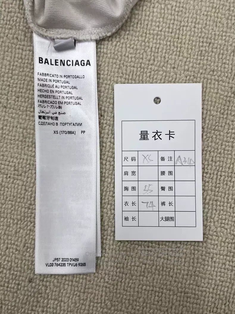 Balenciaga Balenciaga Emblem print round neck loose short-sleeve T-sh Size US XS / EU 42 / 0 - 4 Thumbnail