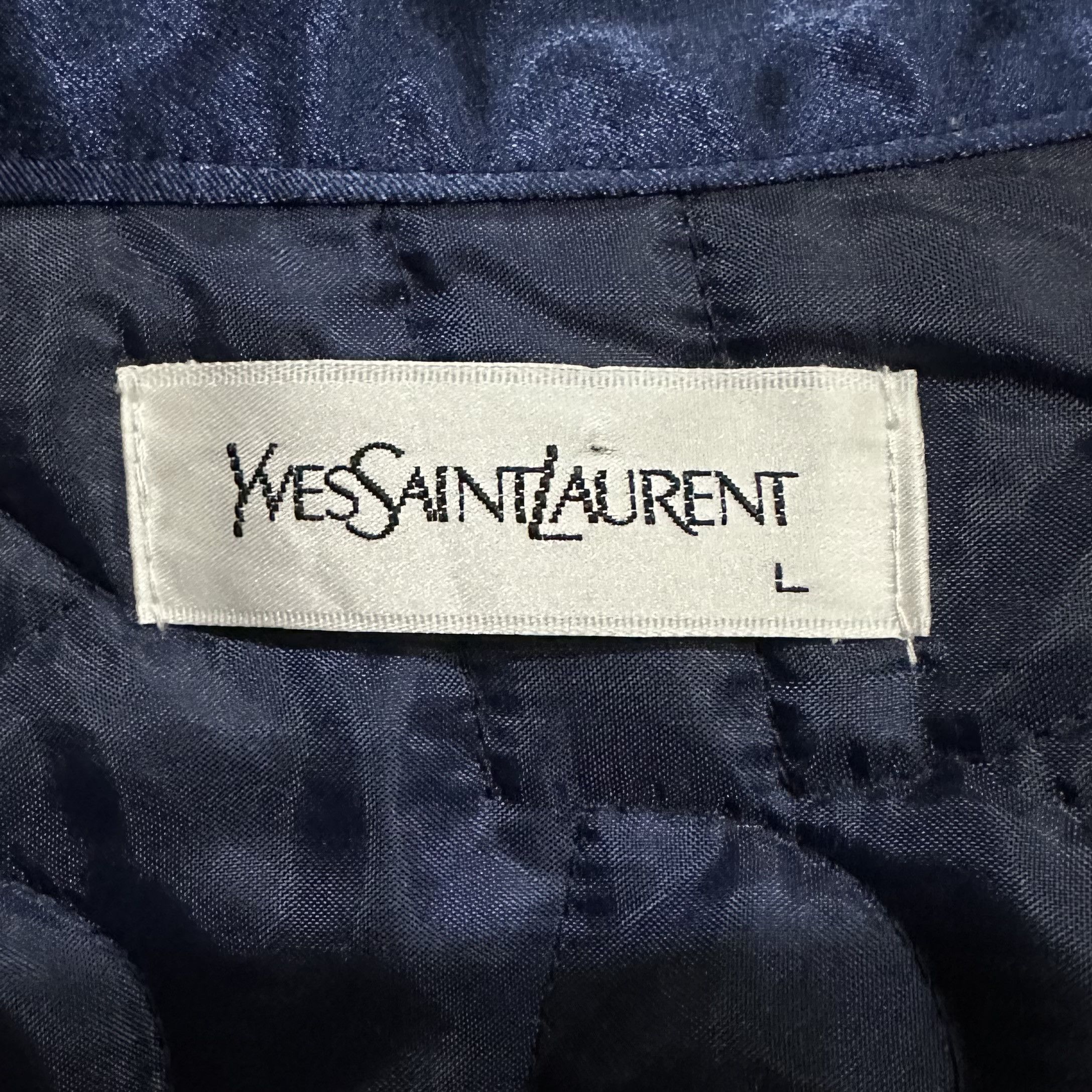 Saint Laurent Paris Sick🔥Vintage Yves Saint Laurent Embroidered Jacket Size US L / EU 52-54 / 3 - 8 Thumbnail