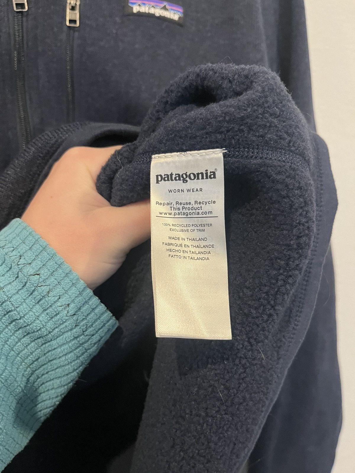 Patagonia Patagonia Better Sweater Men’s Large Navy Fleece Quarter Size US L / EU 52-54 / 3 - 3 Thumbnail