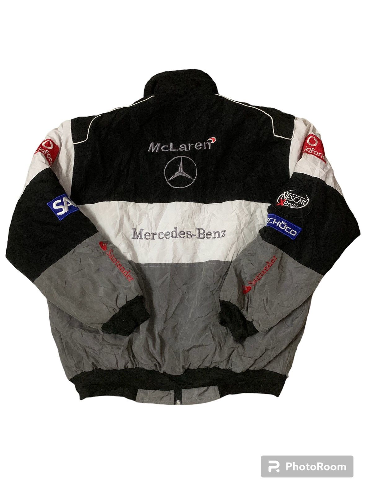 Mercedes-Benz × Vintage Vintage 90’s F1 Mclaren Mercedes Racing Jacket Size US XL / EU 56 / 4 - 2 Thumbnail