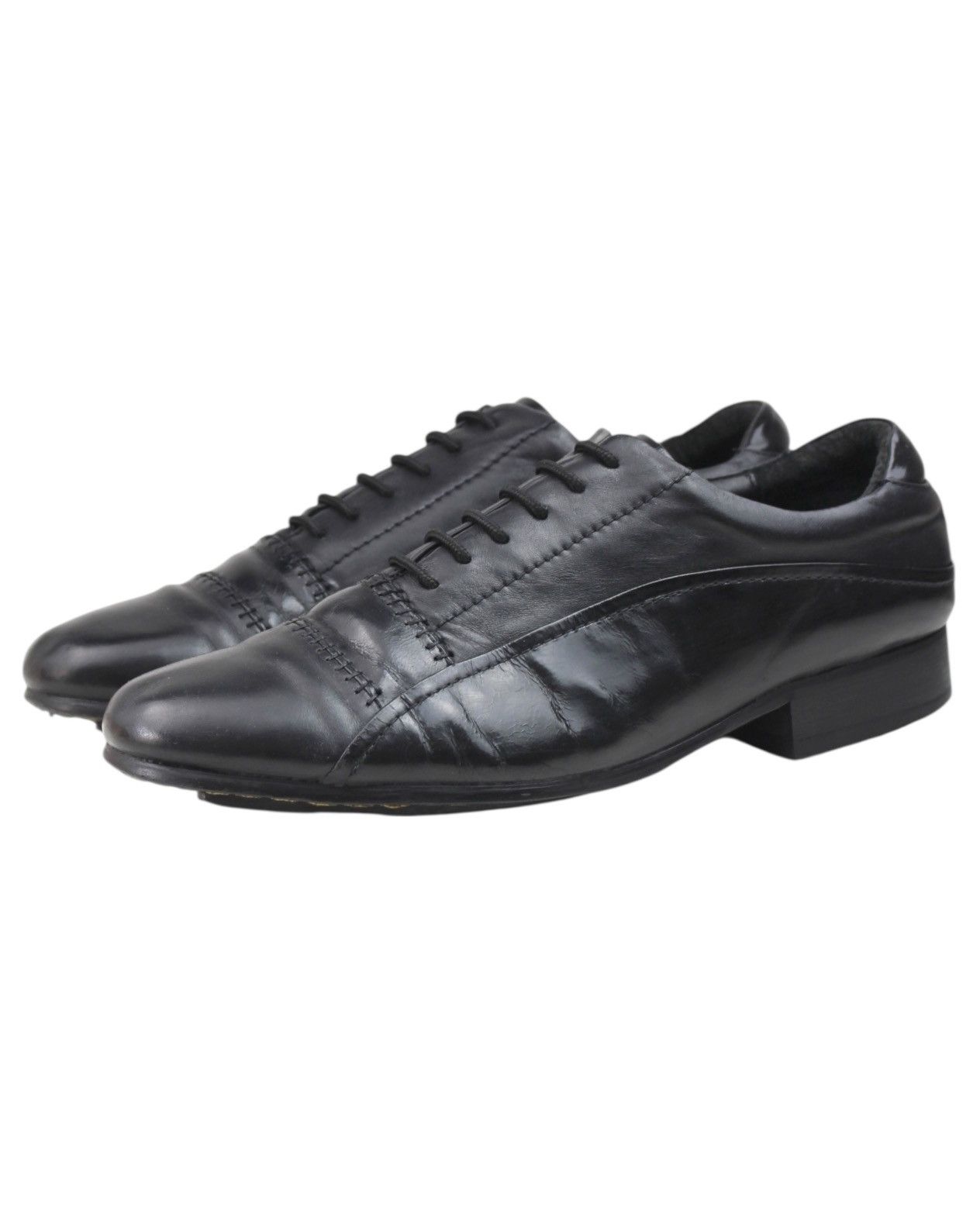 Hysteric Glamour 2000S THE STING JAPAN BLACK LACE-UP SHOES Size US 9 / EU 42 - 1 Thumbnail