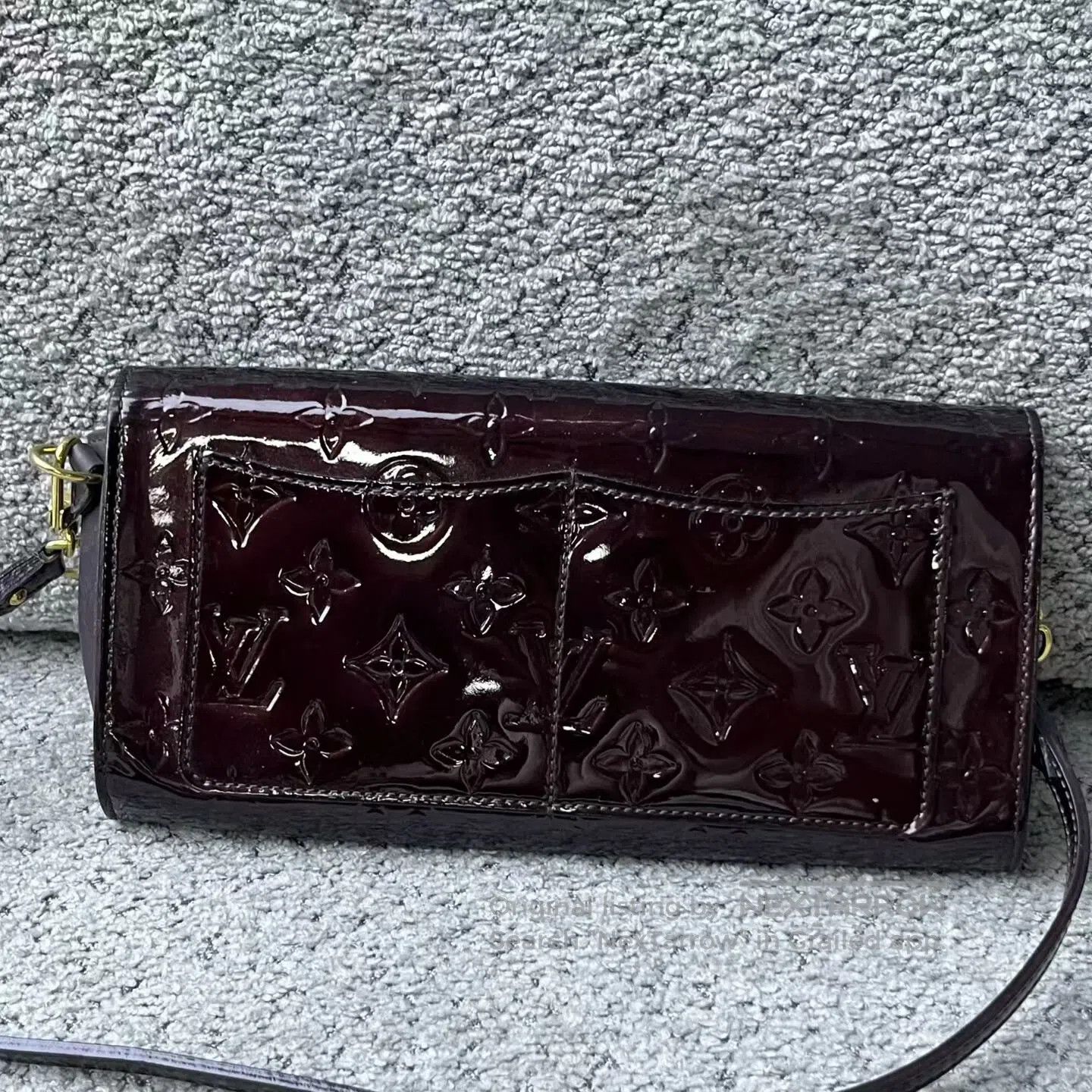 Louis Vuitton Louis Vuitton Cherry-colored letter-printed leather single Size ONE SIZE - 1 Thumbnail