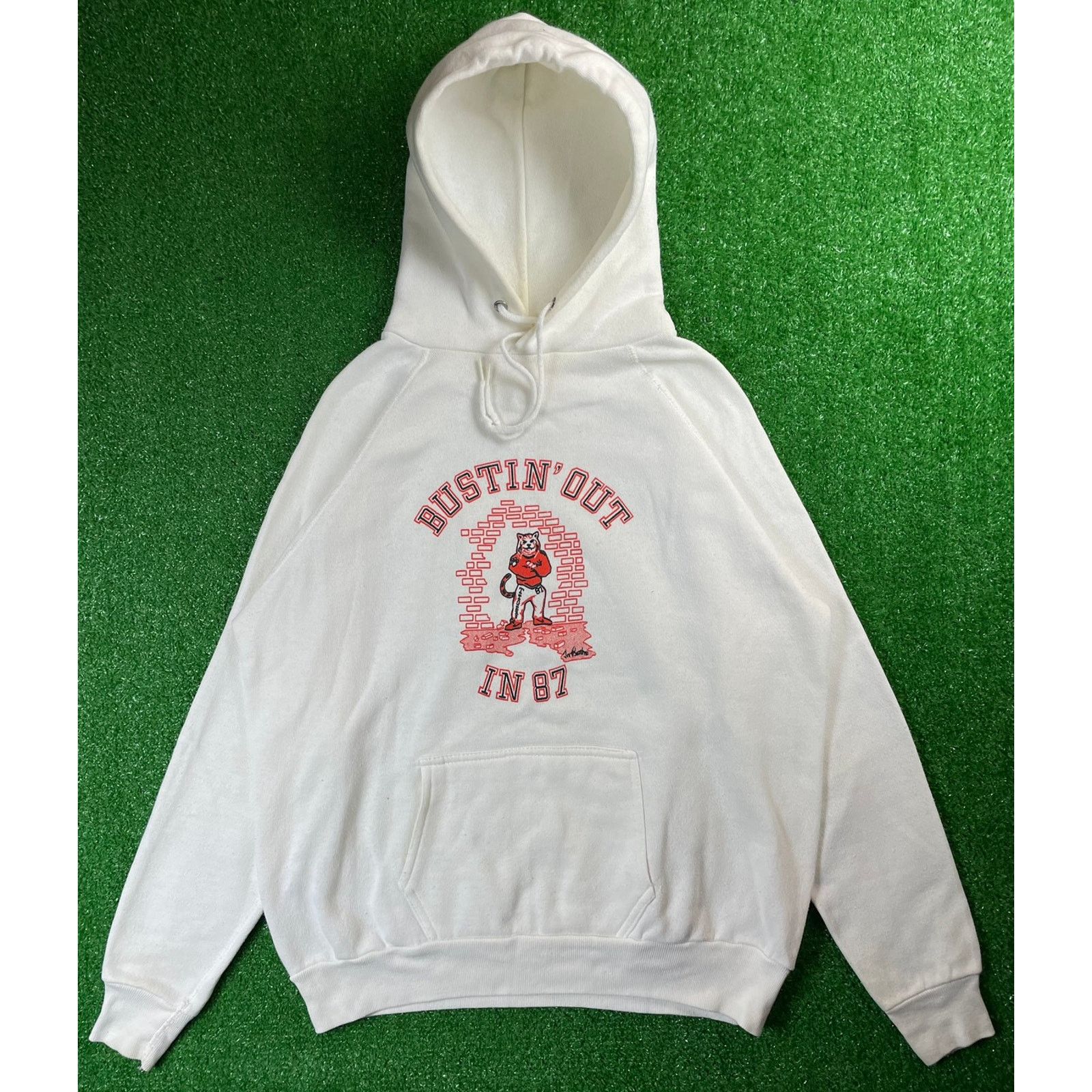 Vintage Vintage 80s Princeton University Hoodie Large Sweatshirt USA Size US L / EU 52-54 / 3 - 1 Thumbnail
