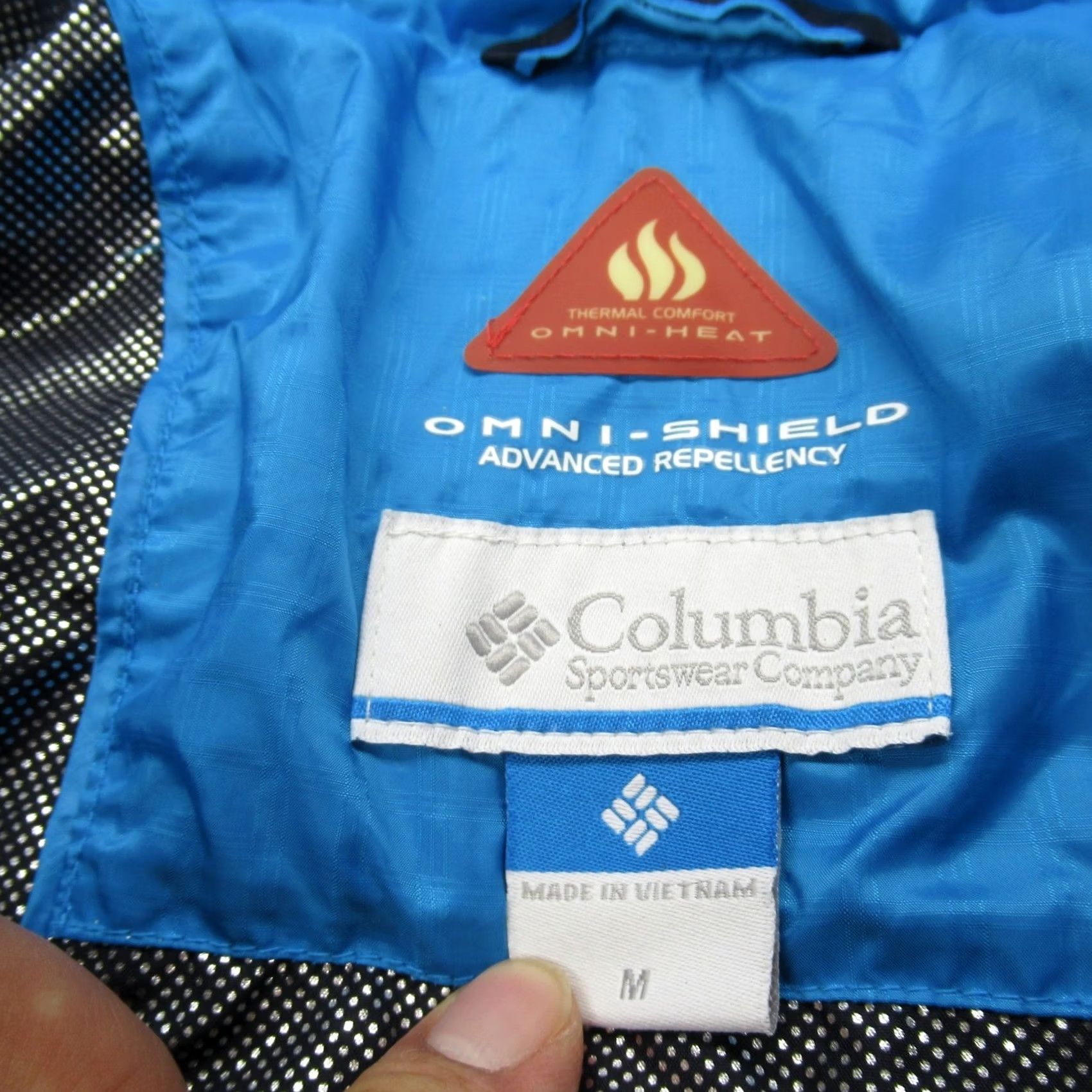 Vintage Columbia Jacket Womens Medium Blue Mighty Lite III Omni Heat Puffer Light Coat Size M / US 6-8 / IT 42-44 - 6 Thumbnail