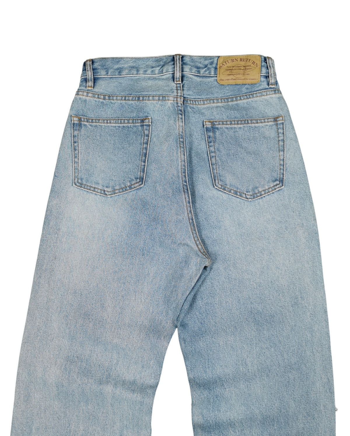 Other UK W.W.G Detail Destroyed Light Blue Women’s Jeans Size F Size 28" / US 6 / IT 42 - 7 Thumbnail