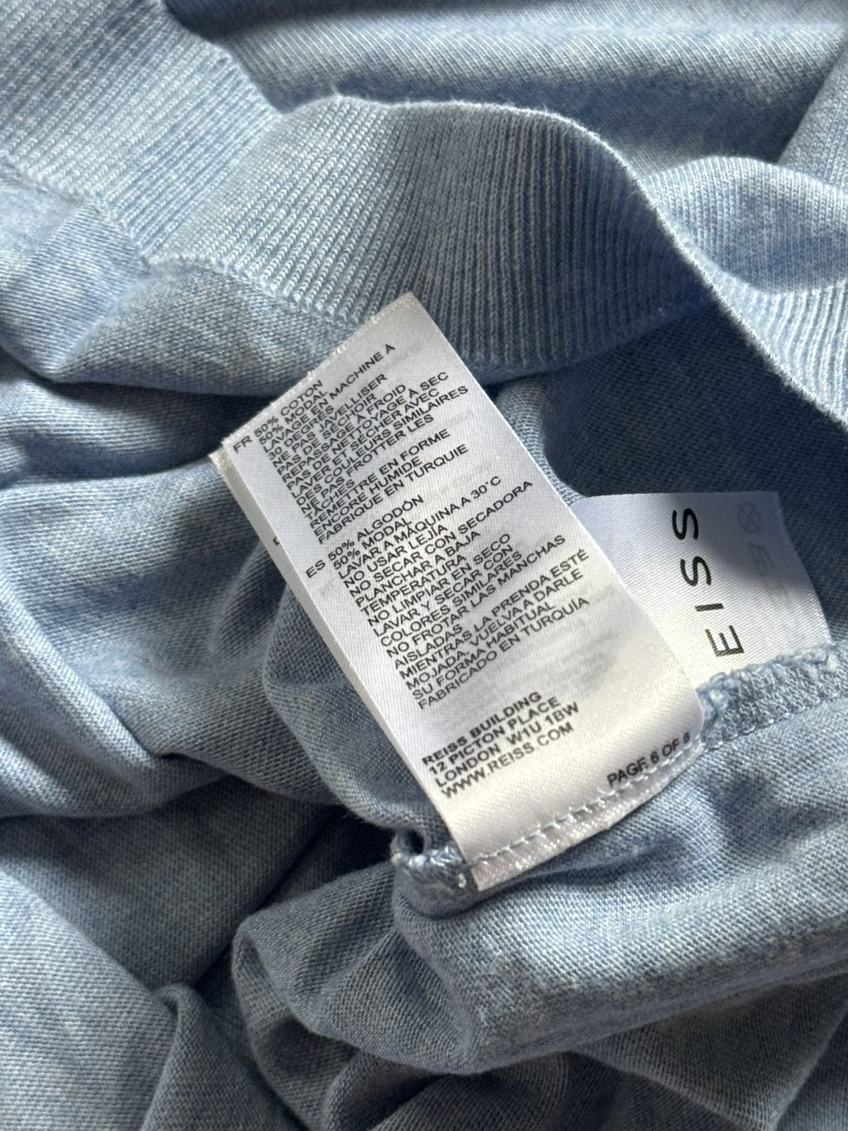 Reiss Reiss S/size polo 1/4 zip casual tee T-shirt old money Size US S / EU 44-46 / 1 - 10 Thumbnail