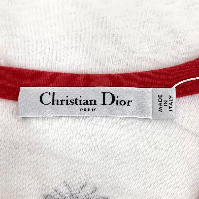 Dior Dior 24 white logo letter print cotton round-neck short-sl Size S / US 4 / IT 40 - 5 Thumbnail