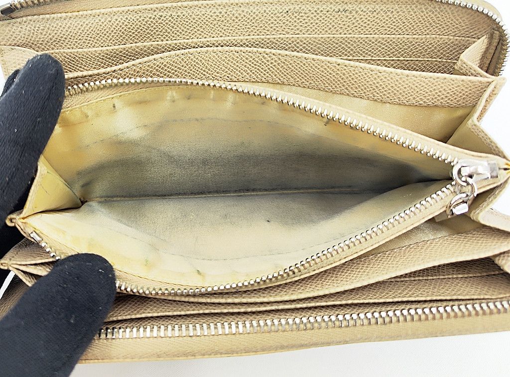 Tod's TOD'S zip around light brown saffiano leather long wallet Size ONE SIZE - 14 Thumbnail