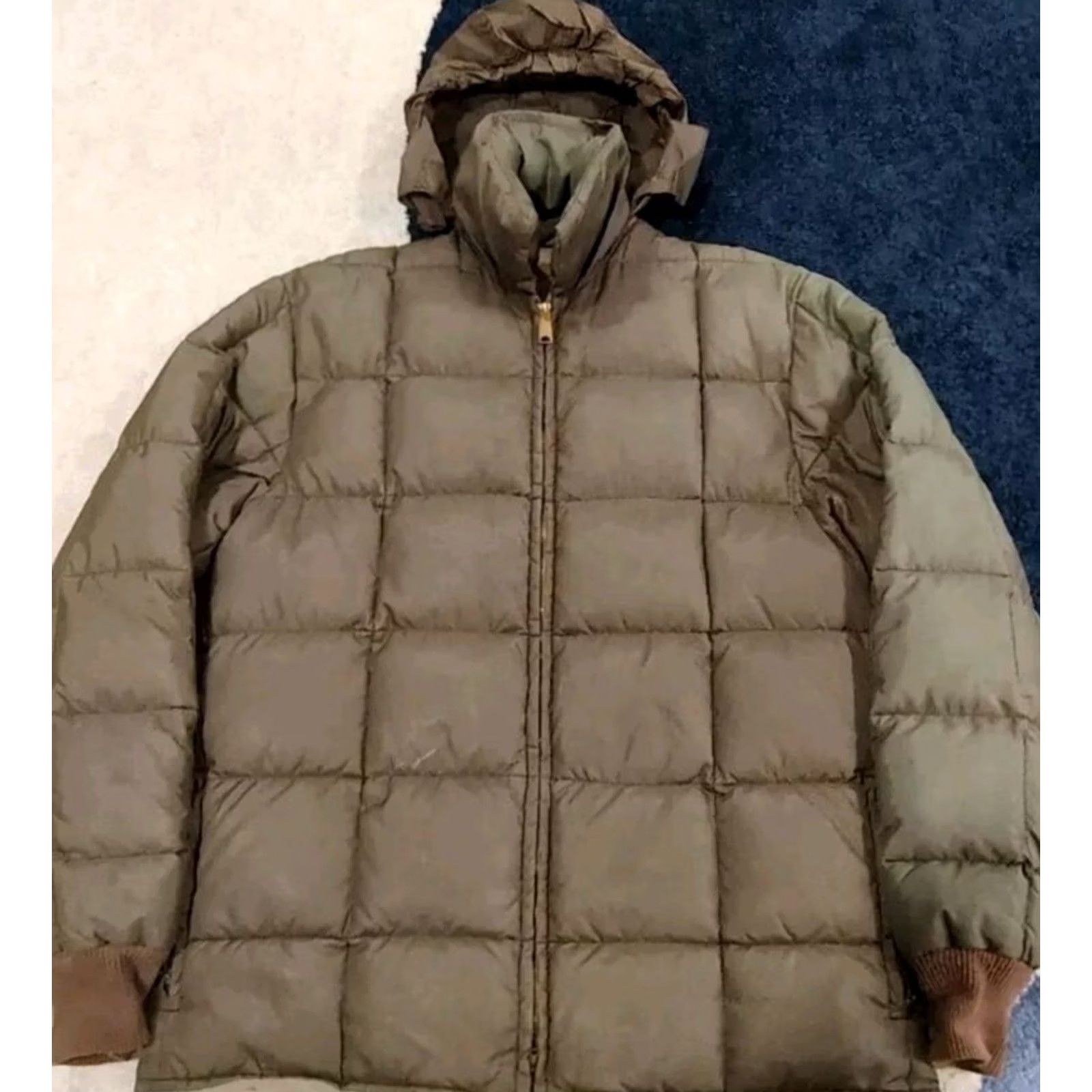 Eddie Bauer VINTAGE Eddie Bauer Jacket Hooded Talon USA Seattle Medium Green Blizzard Proof Down Insulated Puffer Outdoor Hiking Mountain Mens Size US M / EU 48-50 / 2 - 2 Thumbnail