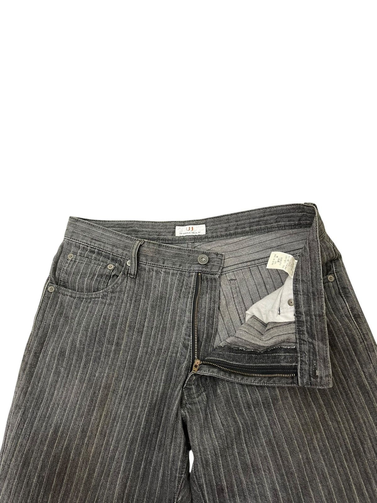Japanese Brand Flare Jeans UJ Japan Herringbones Striped Boot Cut 2🟦4 Size US 34 / EU 50 - 20 Thumbnail