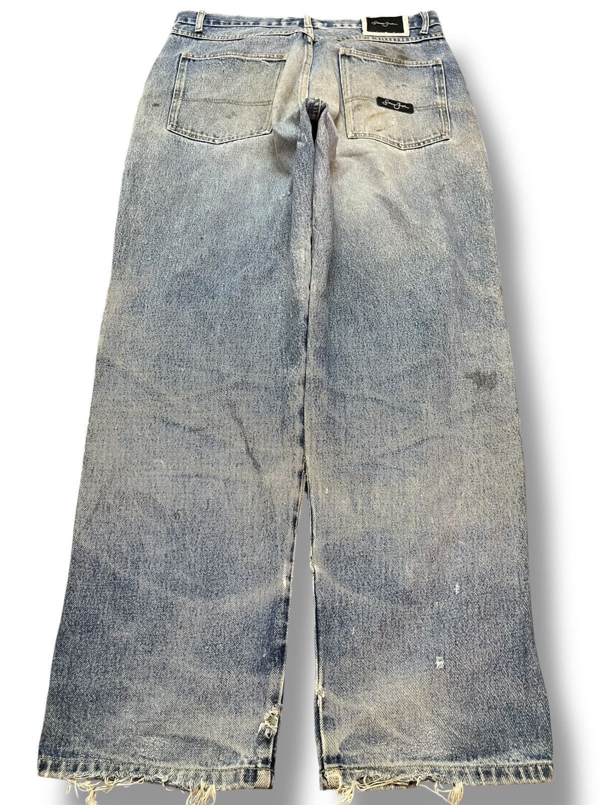 Sean John Vintage Sean John Baggy Faded Distressed Denim Size US 34 / EU 50 - 5 Thumbnail